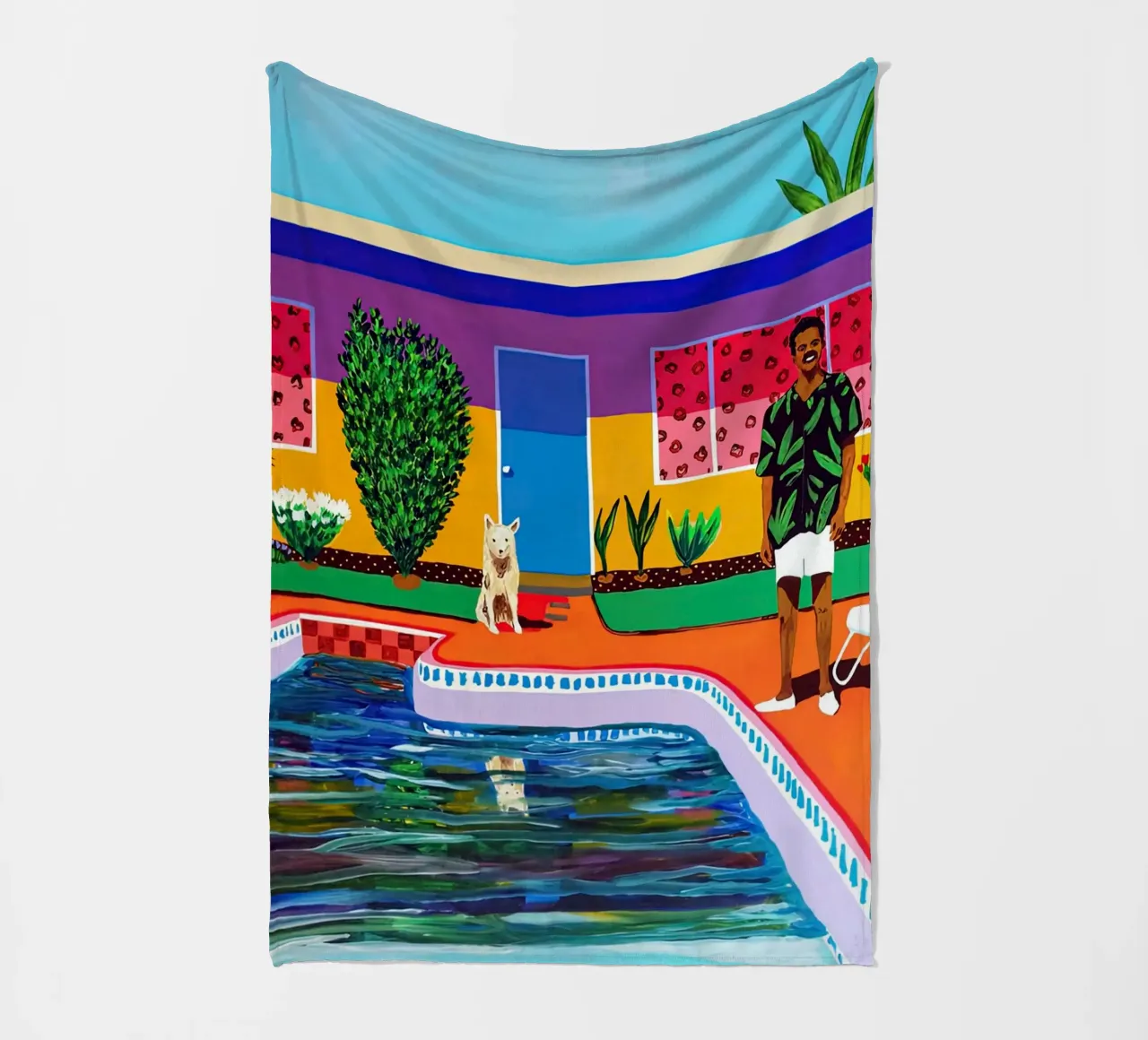 Buon pomeriggio alan Fears coperta in pile da ART BEST