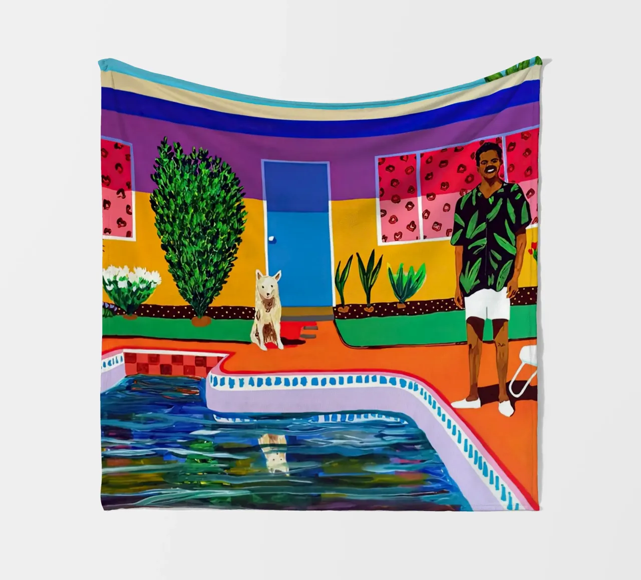 Buon pomeriggio alan Fears coperta in pile da ART BEST