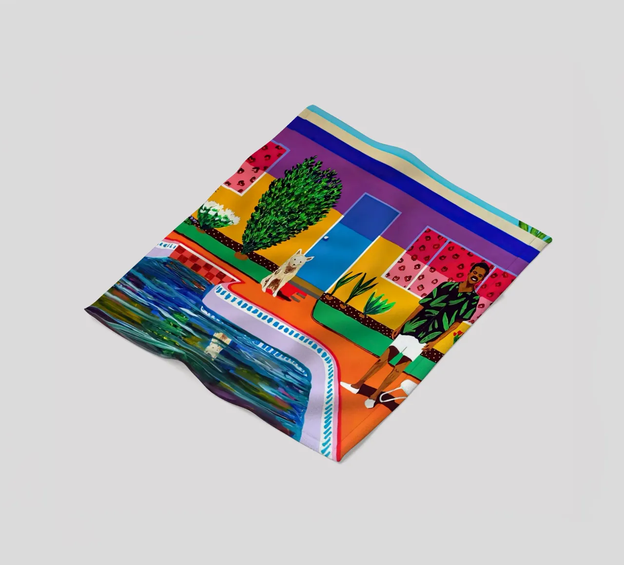Buon pomeriggio alan Fears coperta in pile da ART BEST