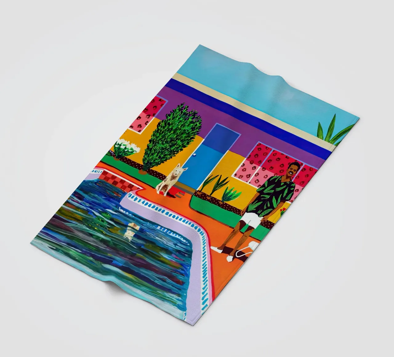 Buon pomeriggio alan Fears coperta in pile da ART BEST