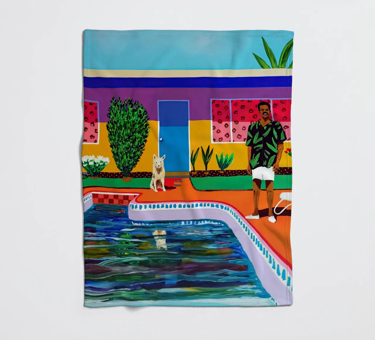 Buon pomeriggio alan Fears coperta in pile da ART BEST
