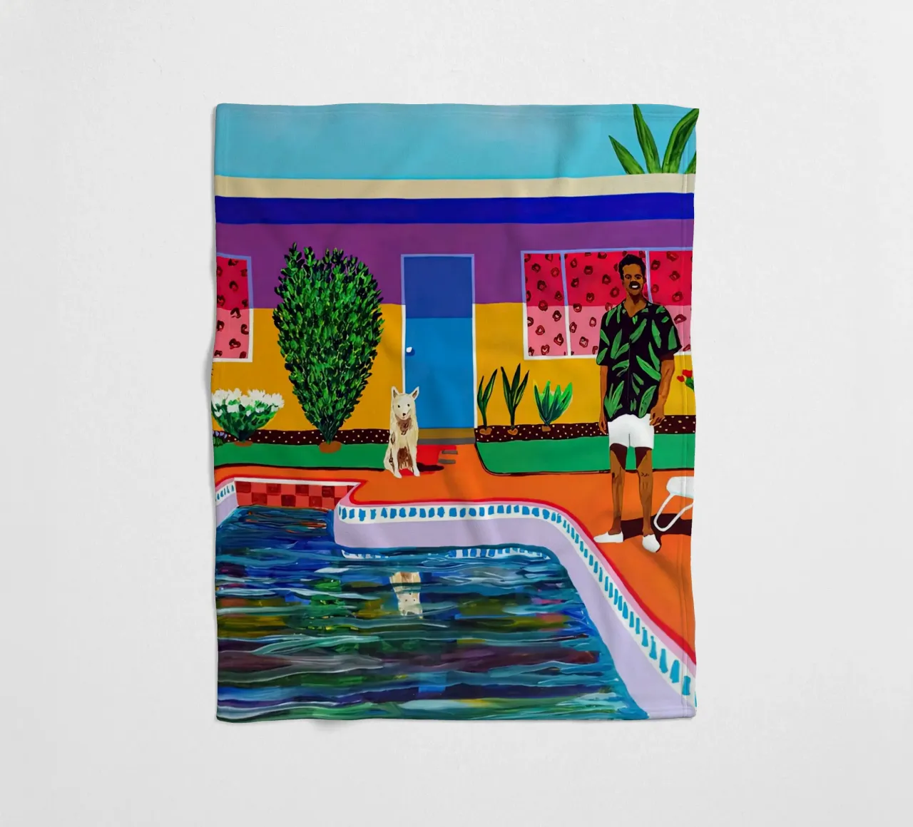 Buon pomeriggio alan Fears coperta in pile da ART BEST