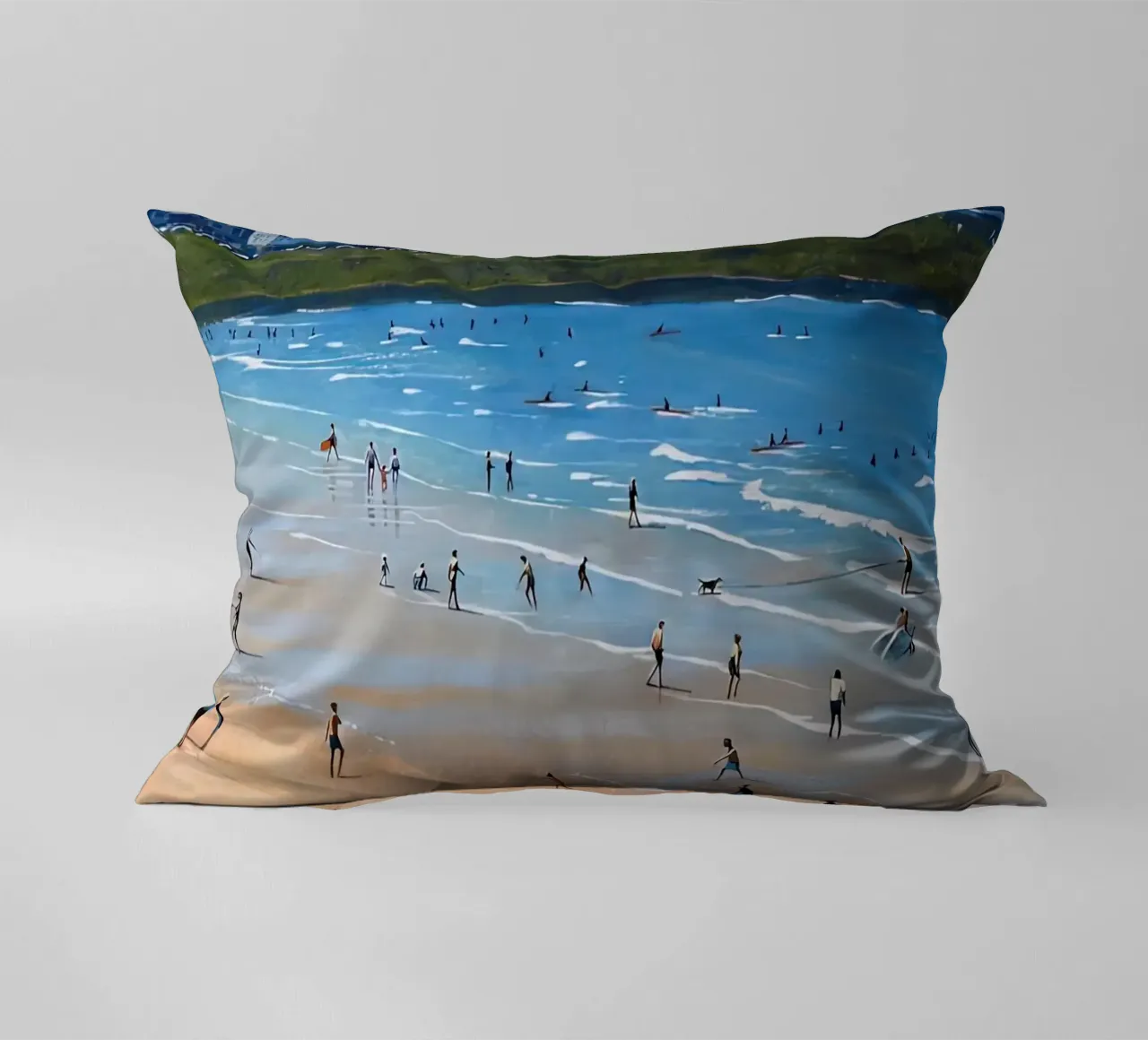 pomeriggio in spiaggia David Harrison cuscino da ART BEST