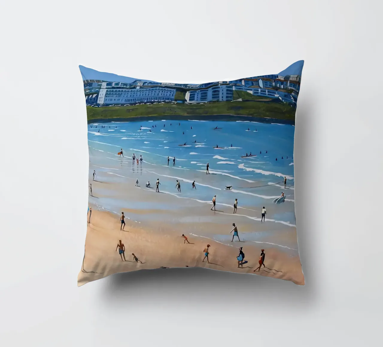 pomeriggio in spiaggia David Harrison cuscino da ART BEST