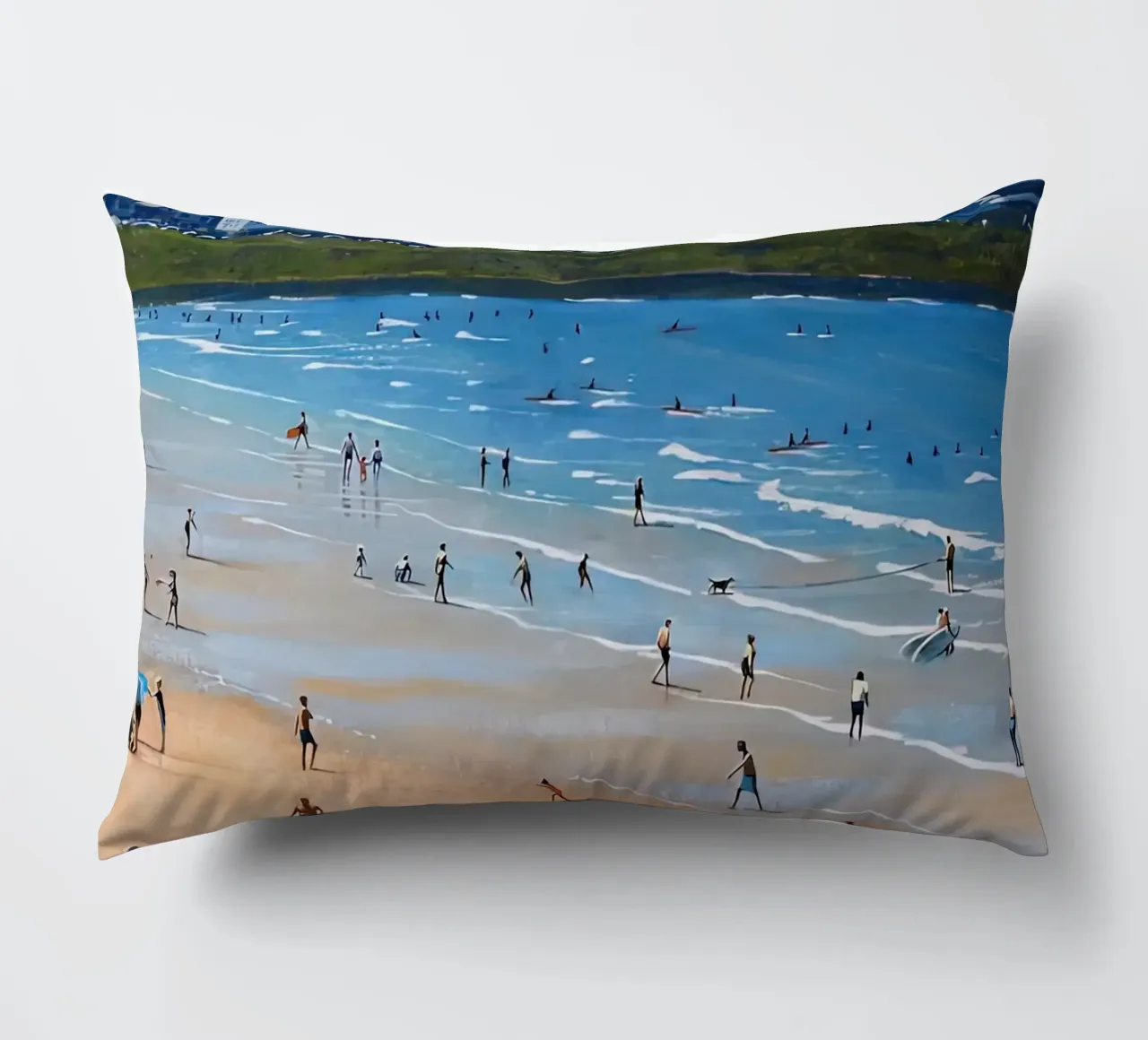 pomeriggio in spiaggia David Harrison cuscino da ART BEST
