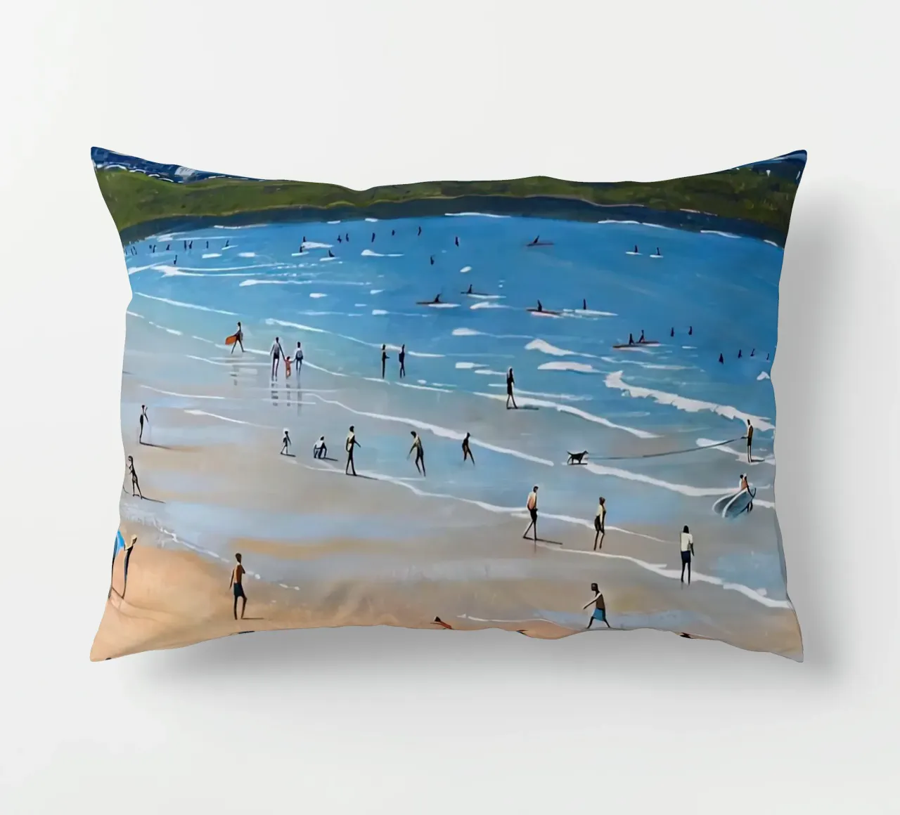 pomeriggio in spiaggia David Harrison cuscino da ART BEST