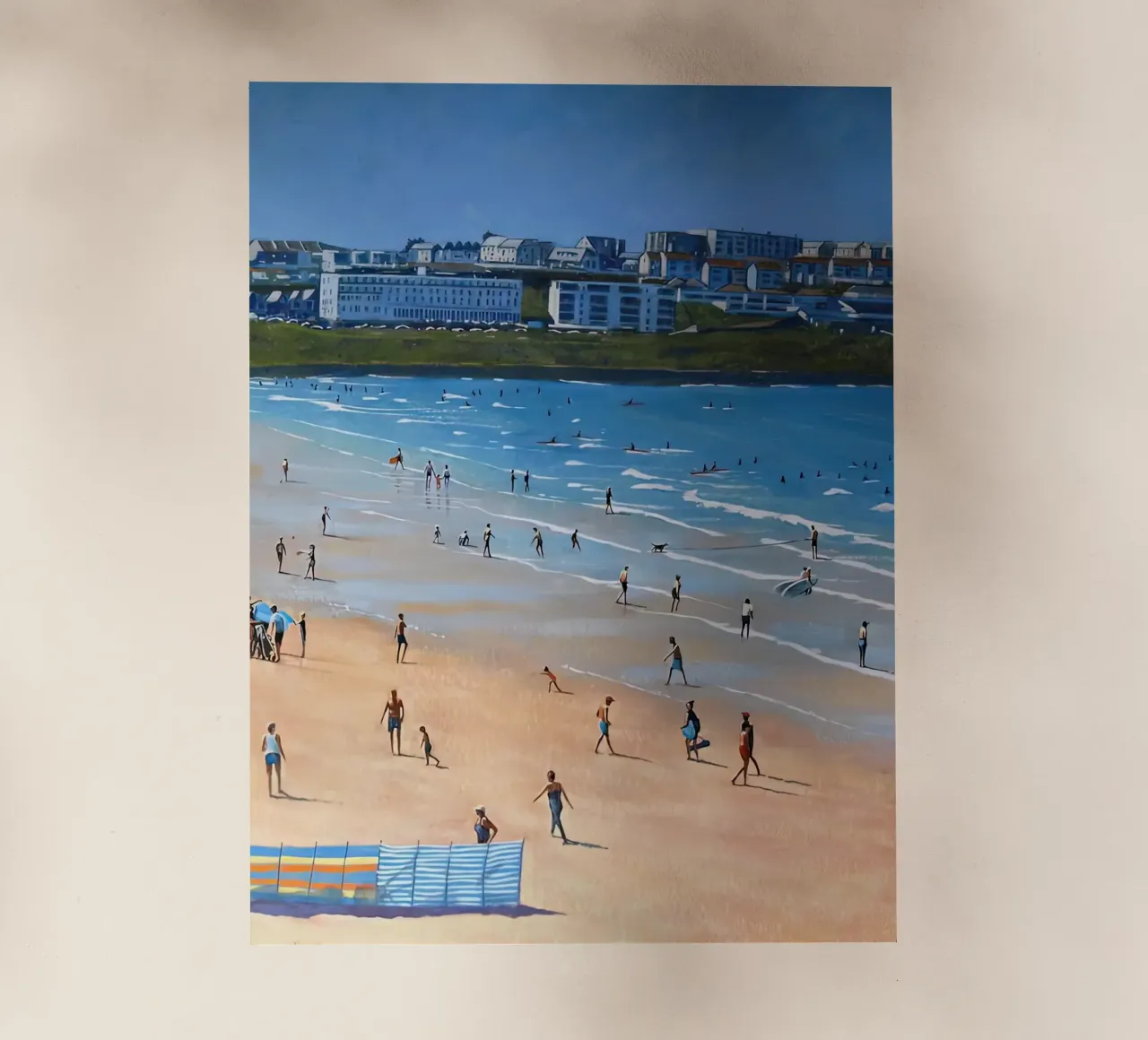 pomeriggio in spiaggia David Harrison pellicola backlit da ART BEST