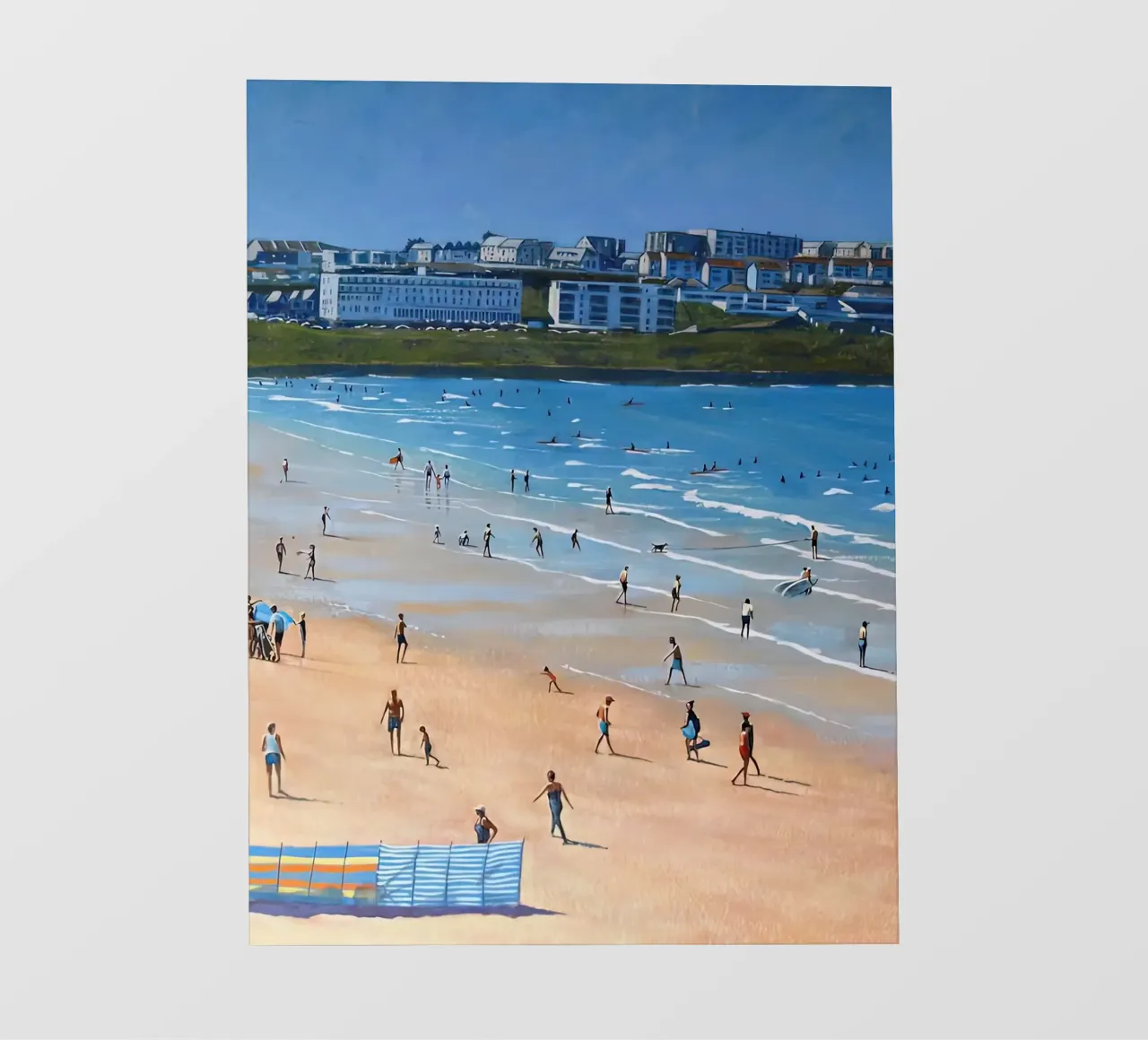 pomeriggio in spiaggia David Harrison telo in pvc da ART BEST