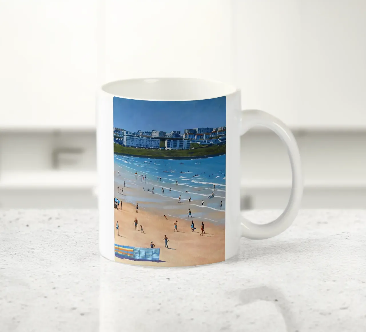 pomeriggio in spiaggia David Harrison tazza in ceramica da ART BEST