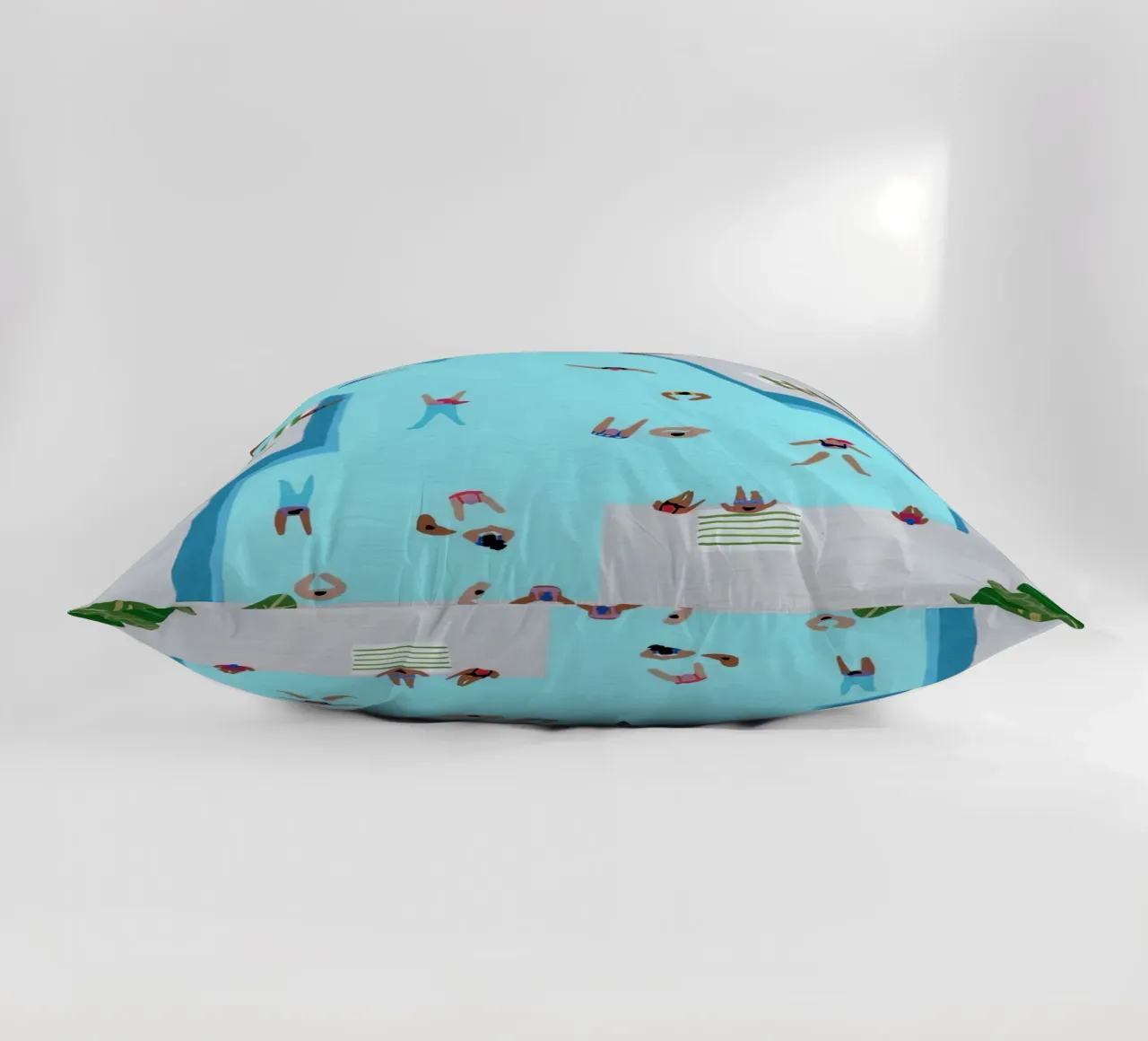 Crisp Cut Swimm decorative cushion by ART BEST