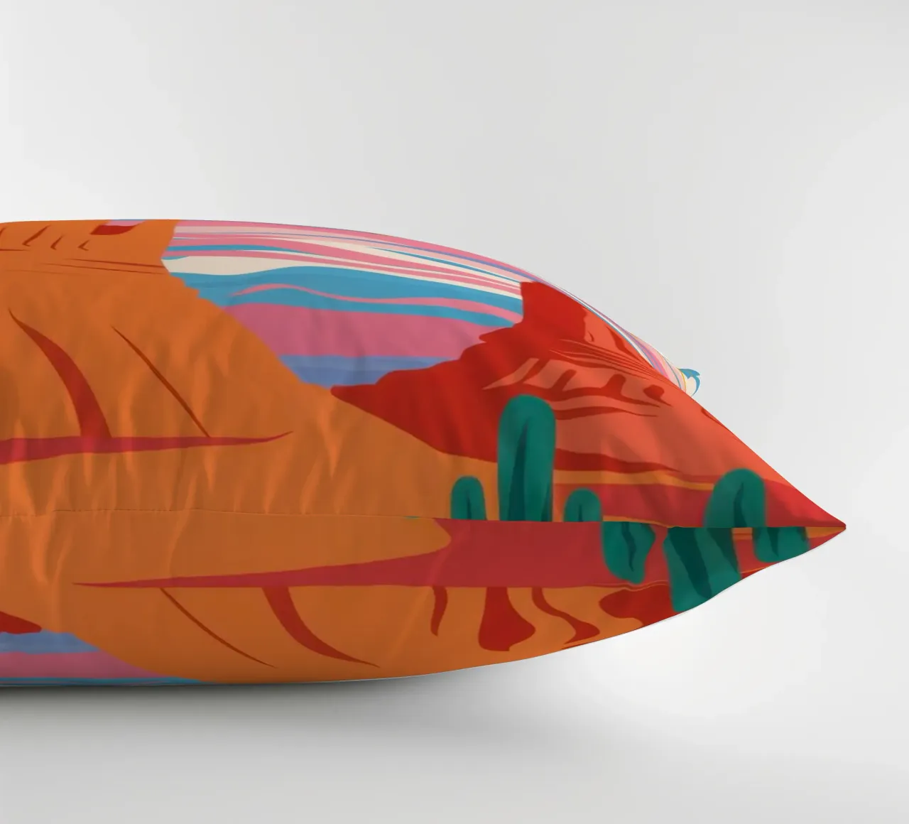 Desert Sunset Mirage decorative cushion by Pale Aura