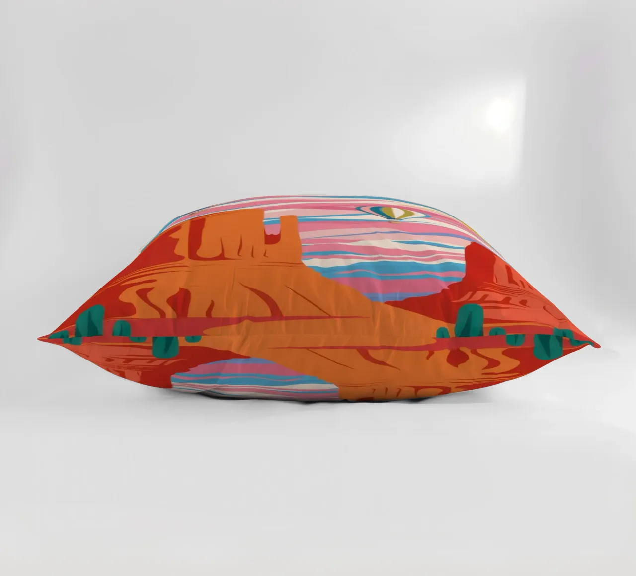Desert Sunset Mirage decorative cushion by Pale Aura