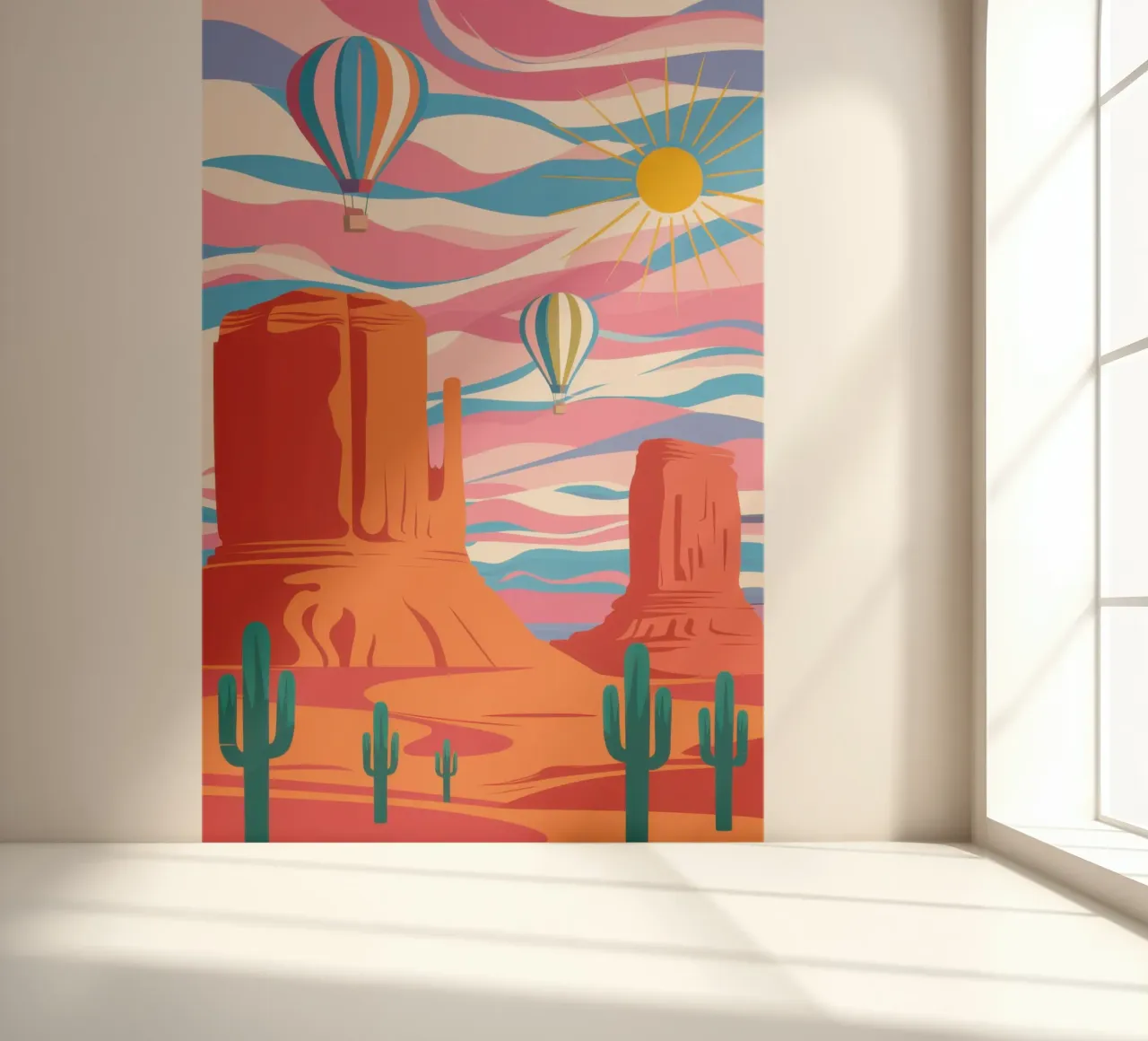 Desert Sunset Mirage photo wallpaper by Pale Aura