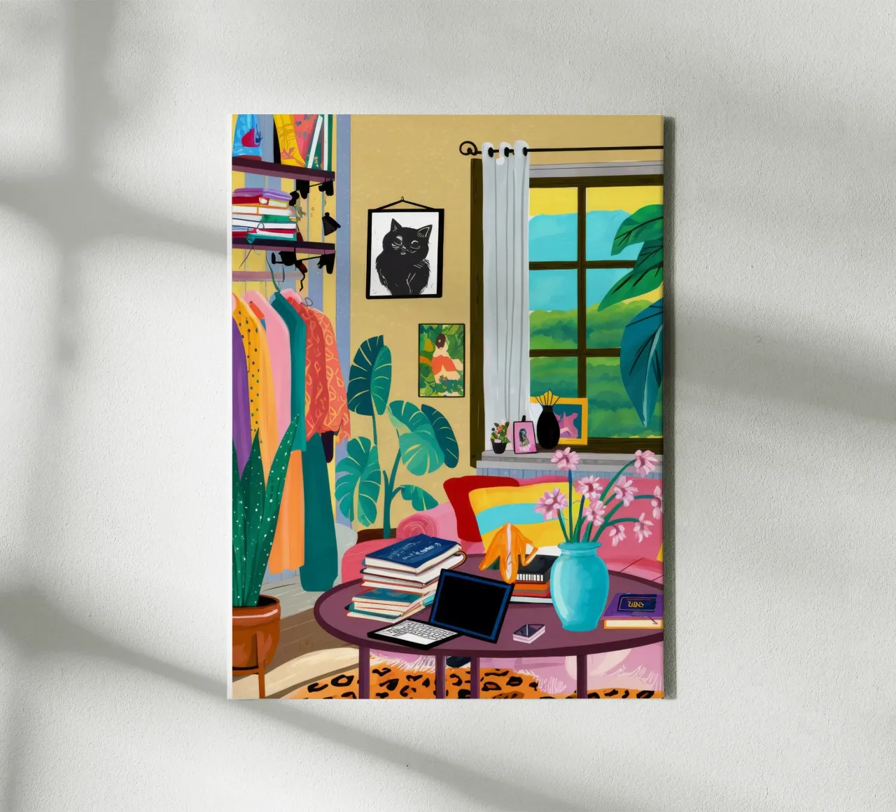 Bohemian Room Escape canvas by Haven Fantasy