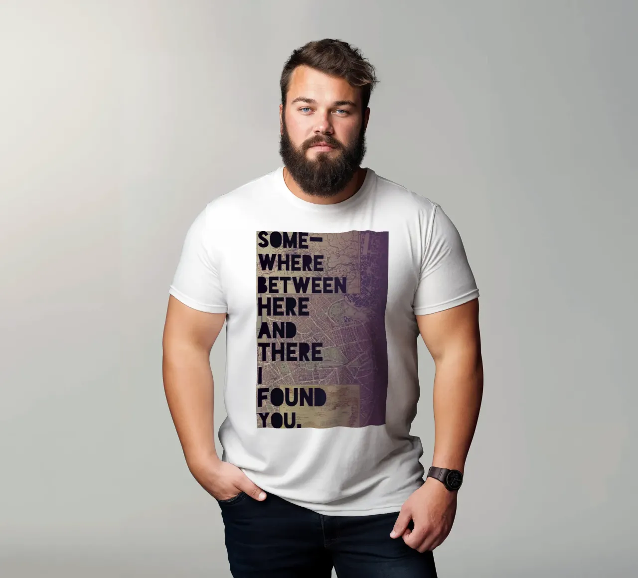 Here and There t-shirt da Leah Flores