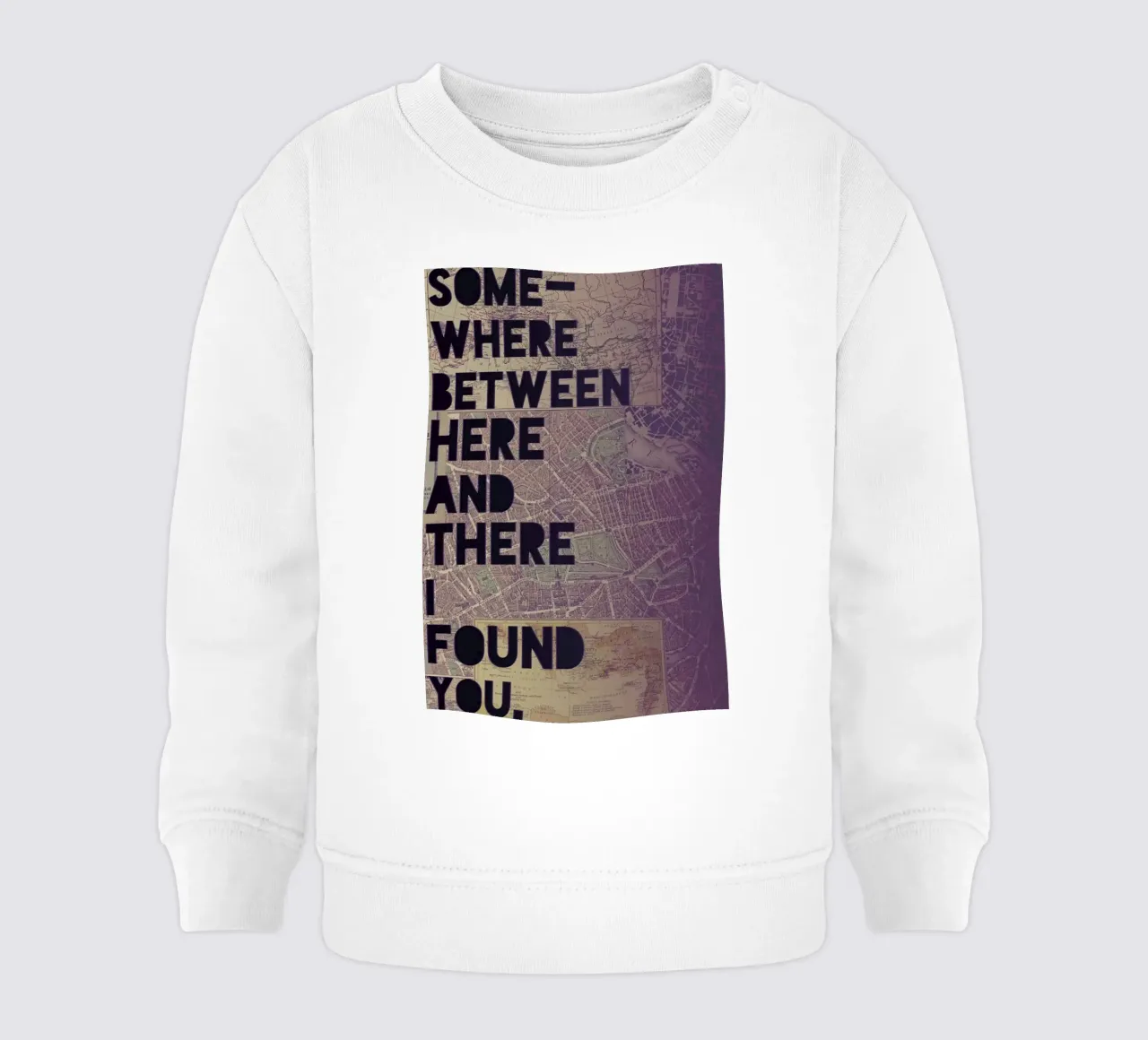 Here and There Baby Sweatshirt von Leah Flores