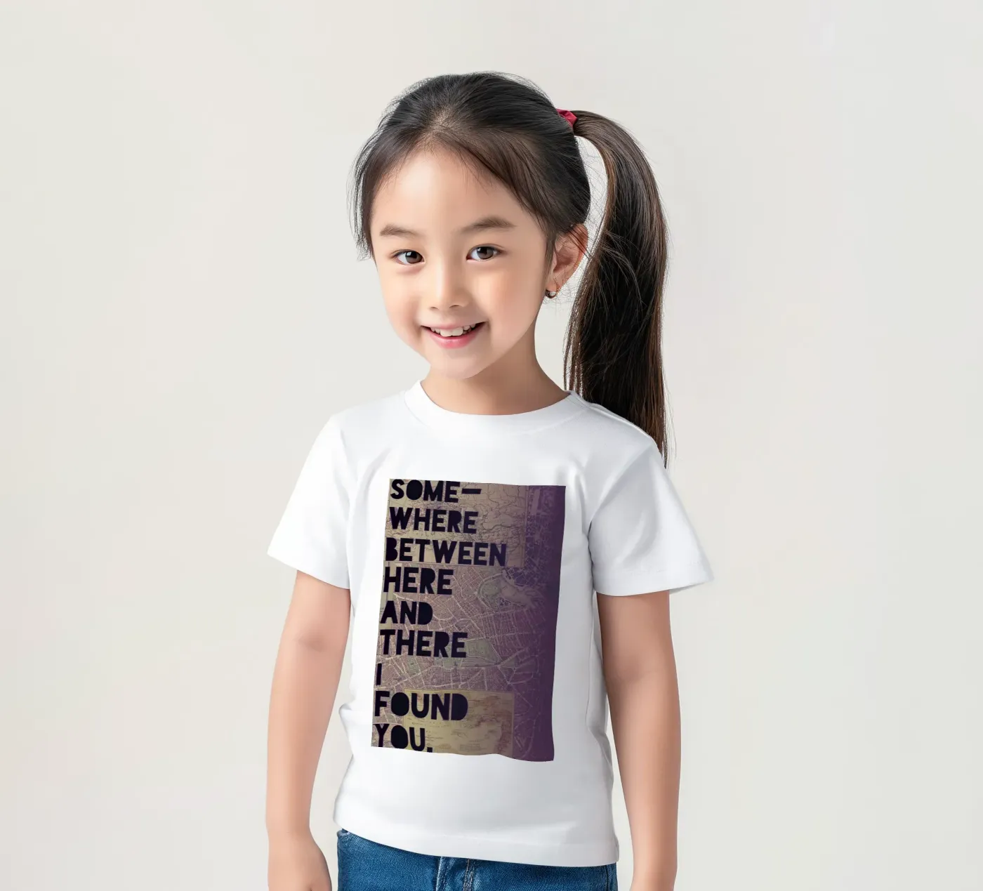 Here and There t-shirt bambini da Leah Flores