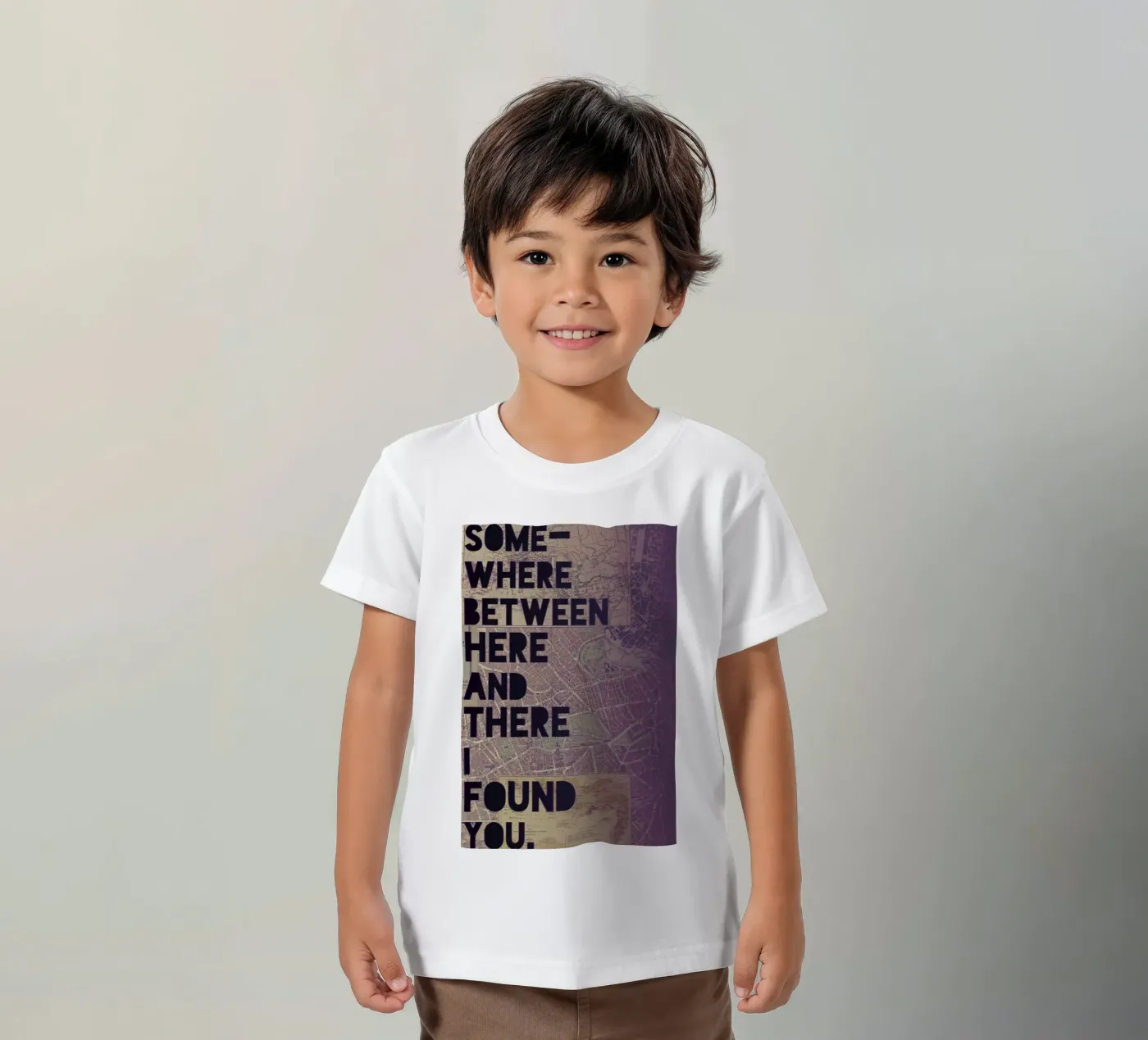 Here and There t-shirt bambini da Leah Flores