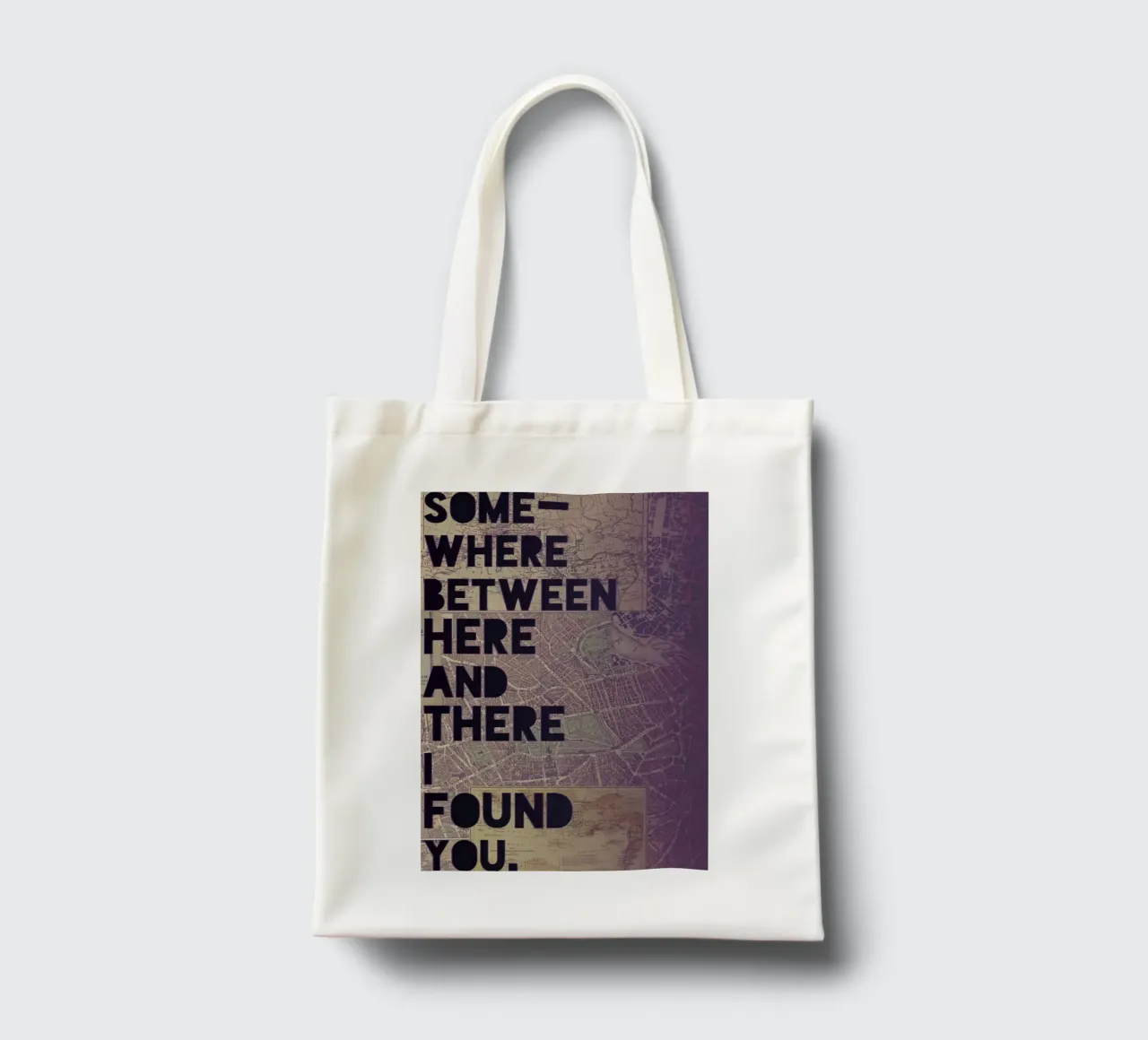 Here and There borsa in juta da Leah Flores