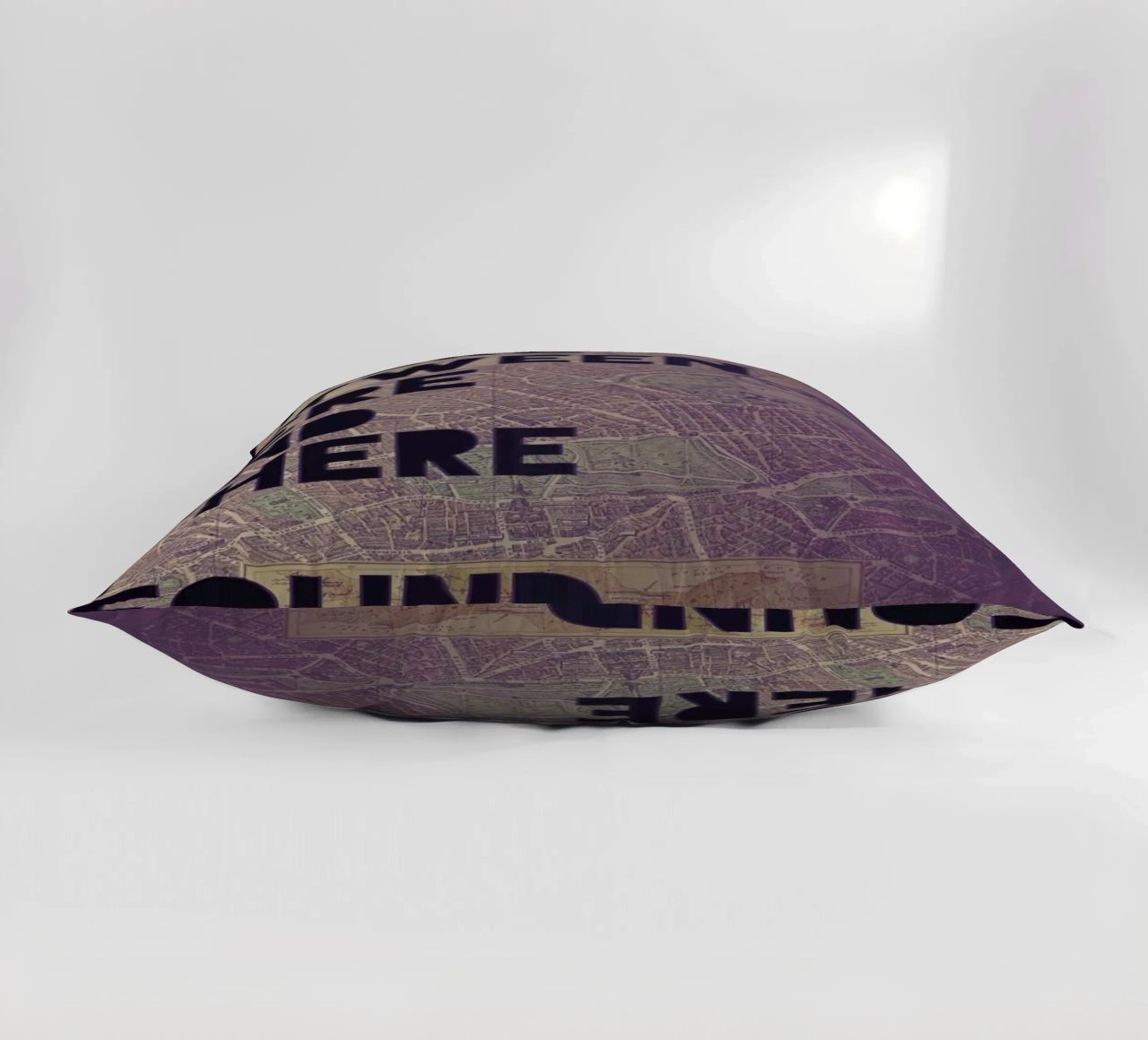 Here and There cuscino da Leah Flores