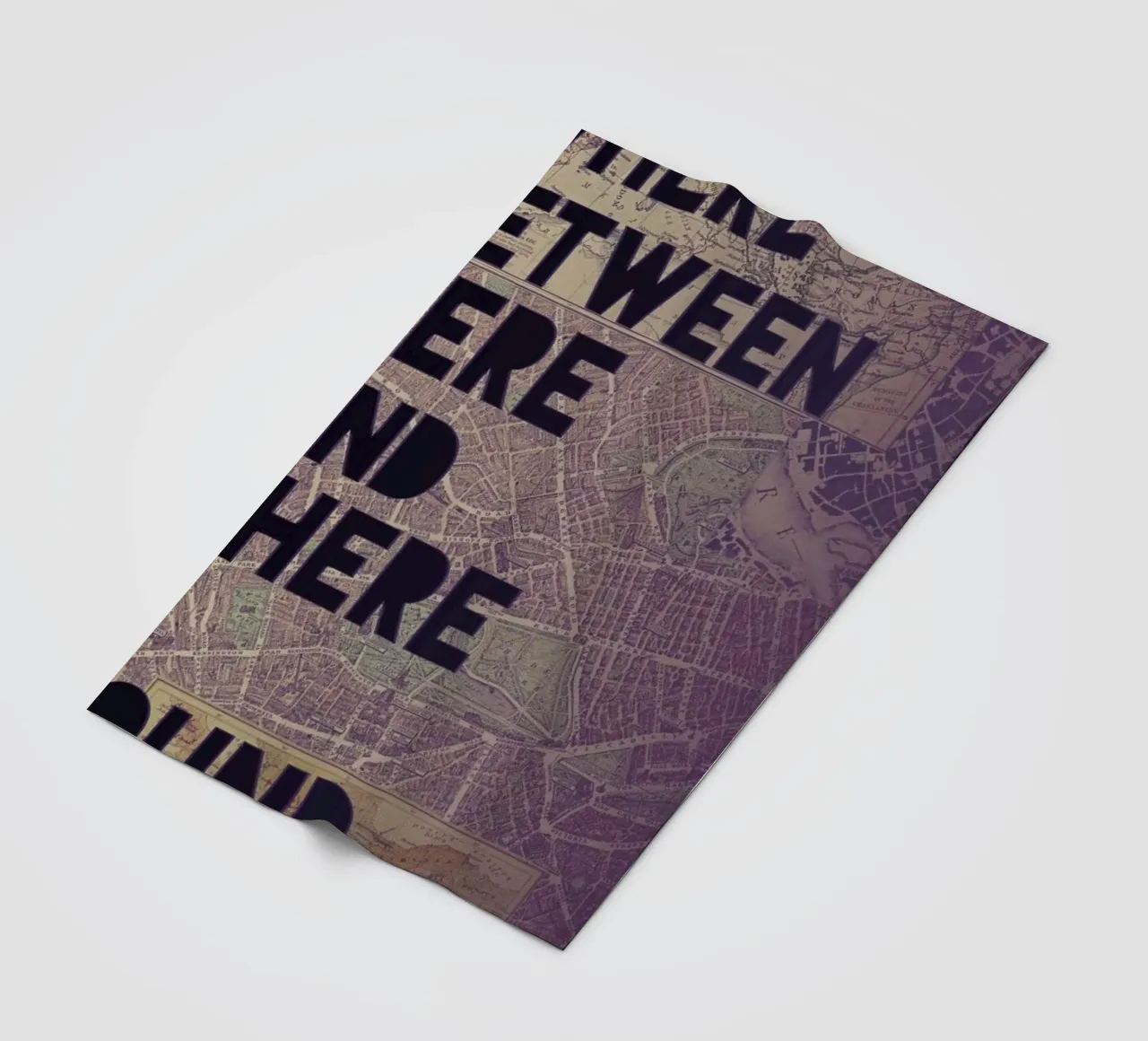 Here and There coperta in pile da Leah Flores