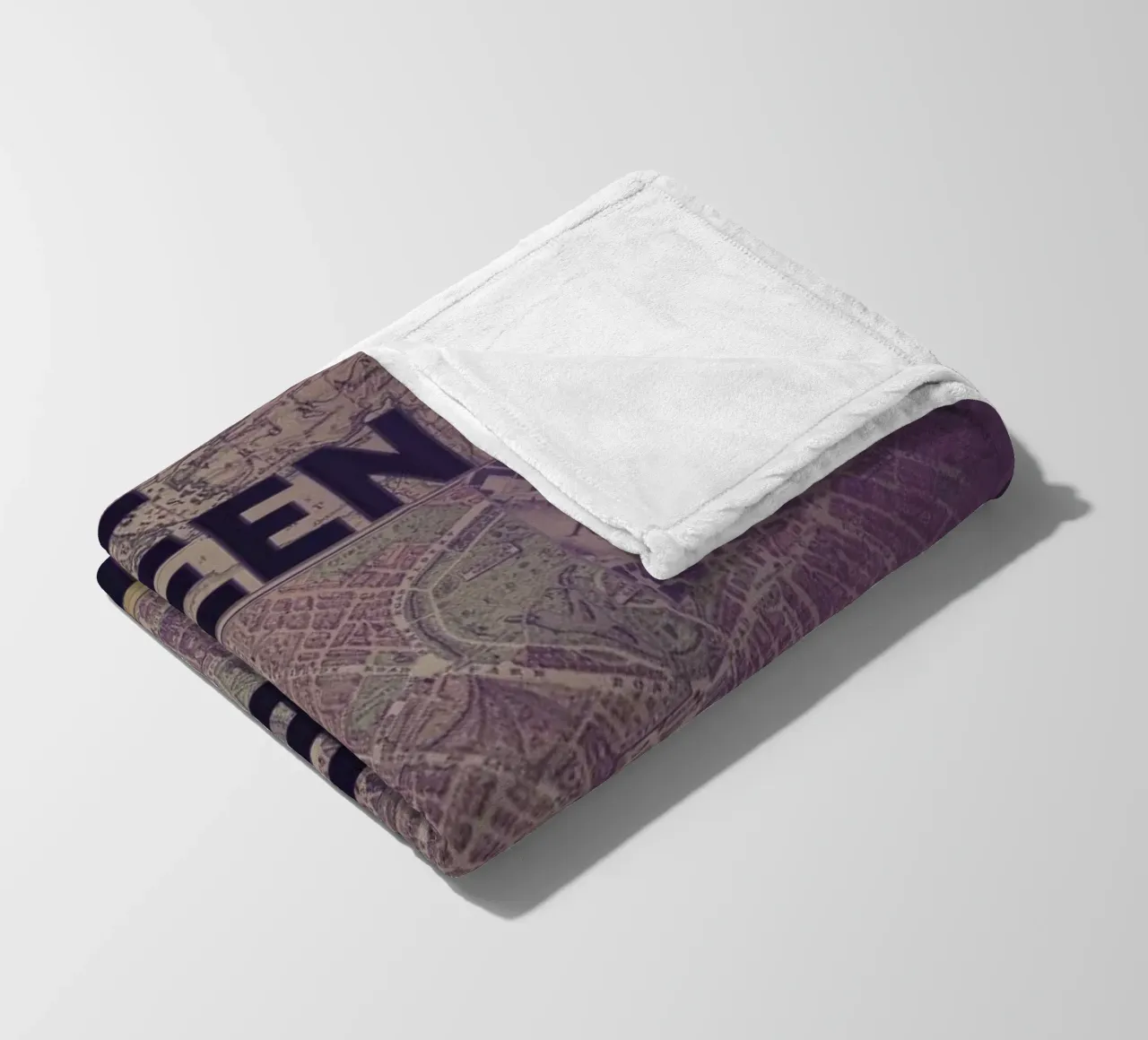 Here and There coperta in pile da Leah Flores