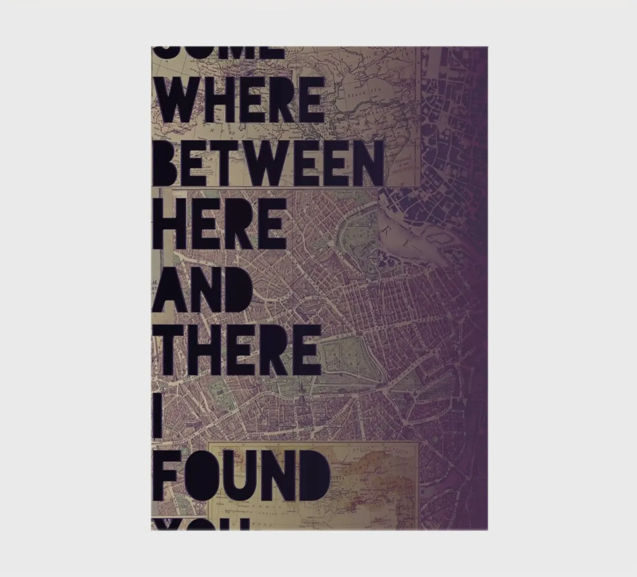 Here and There notebook by Leah Flores