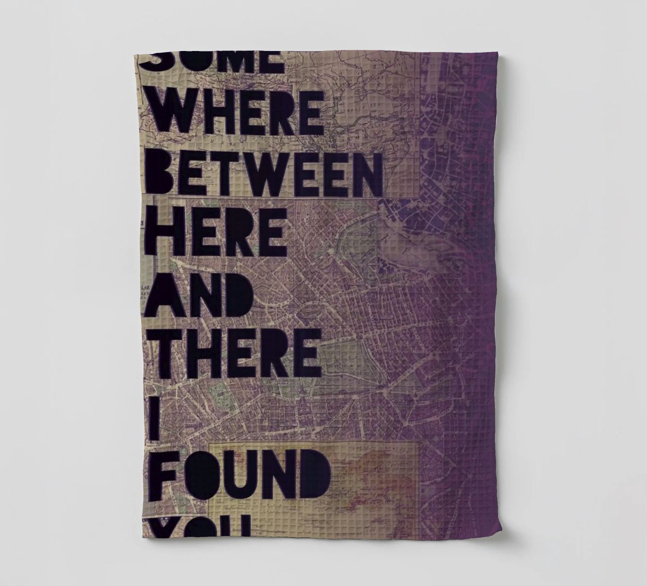 Here and There canovaccio da cucina da Leah Flores