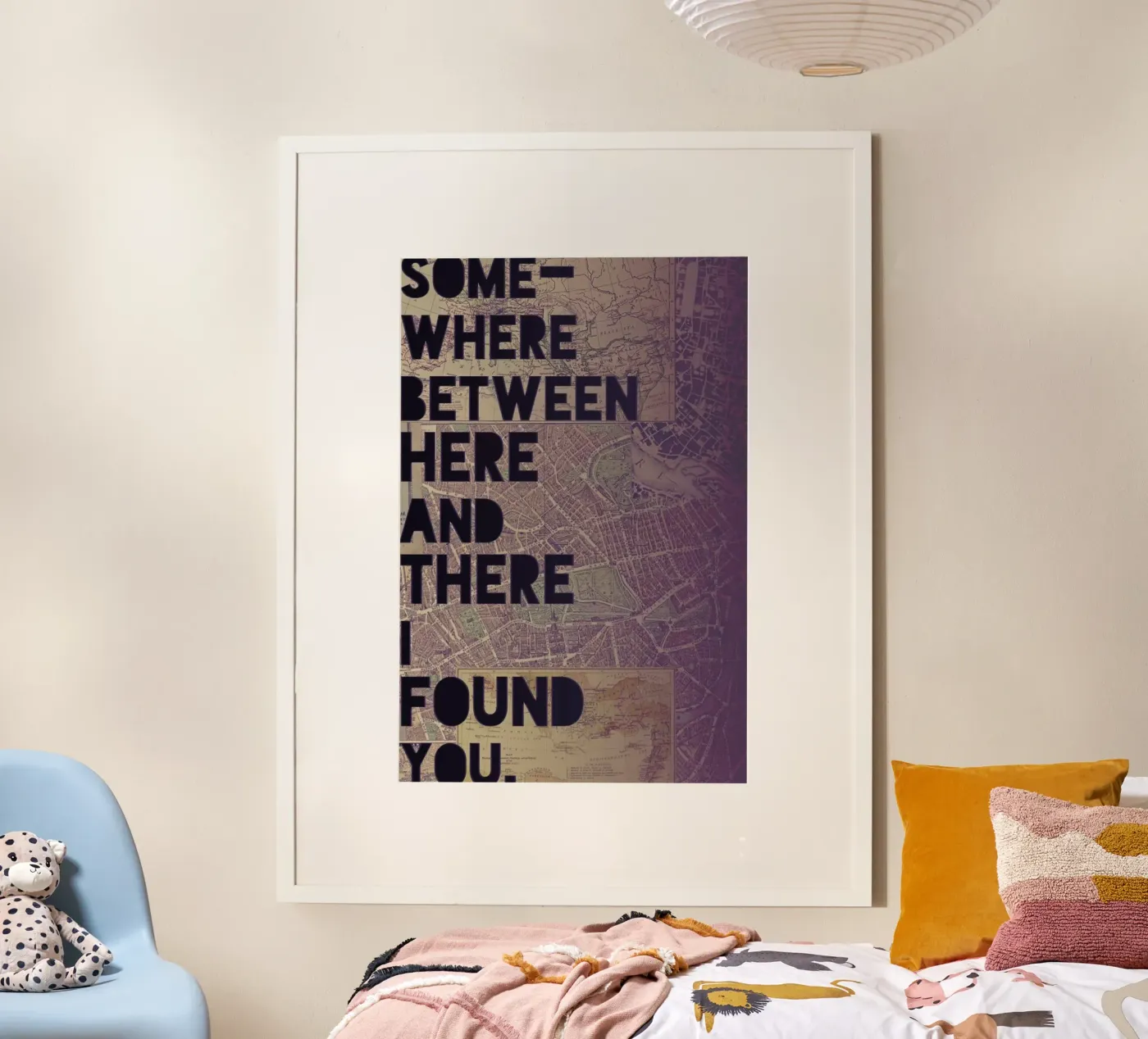 Here and There poster by Leah Flores