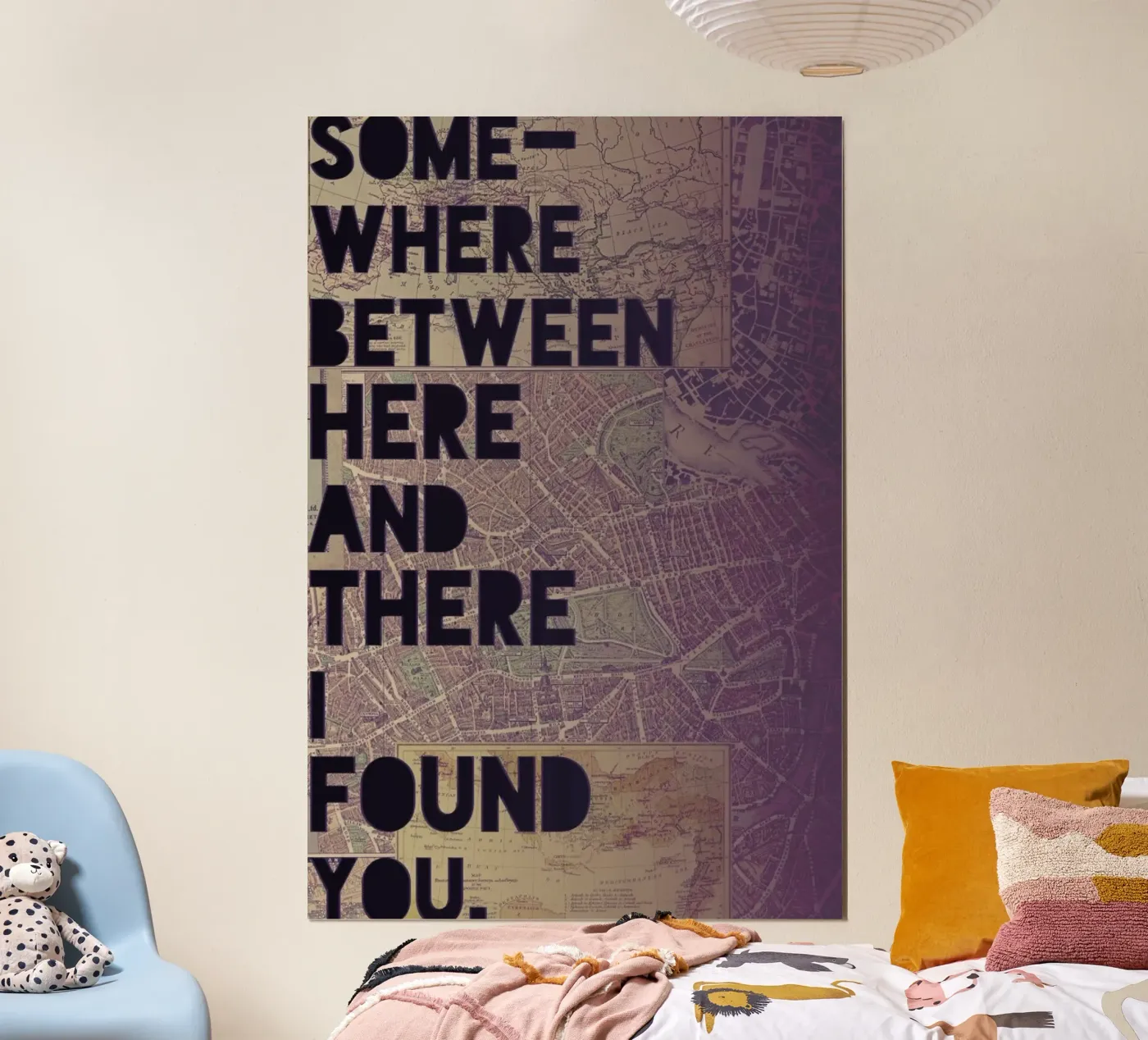 Here and There poster by Leah Flores
