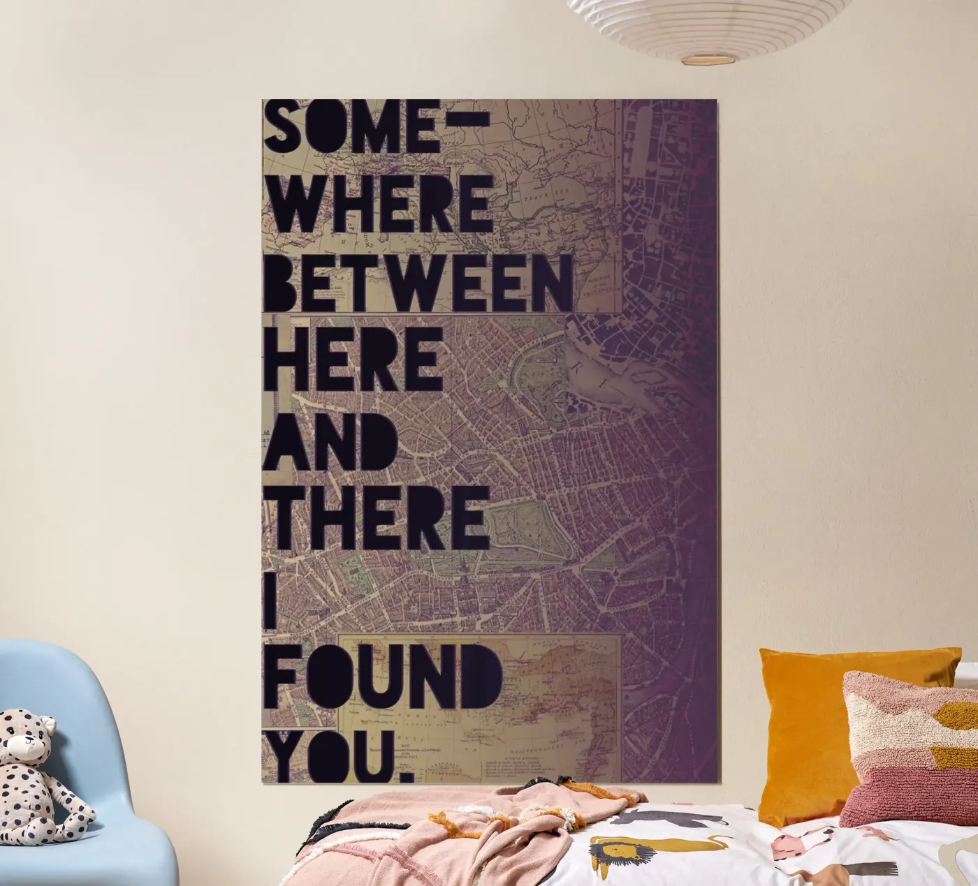 Here and There poster da Leah Flores