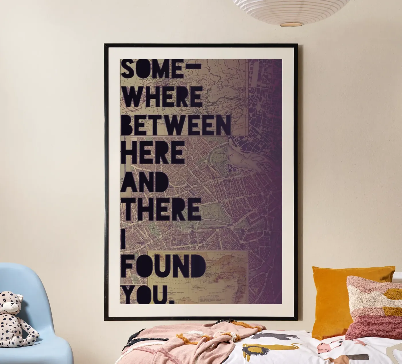 Here and There poster by Leah Flores