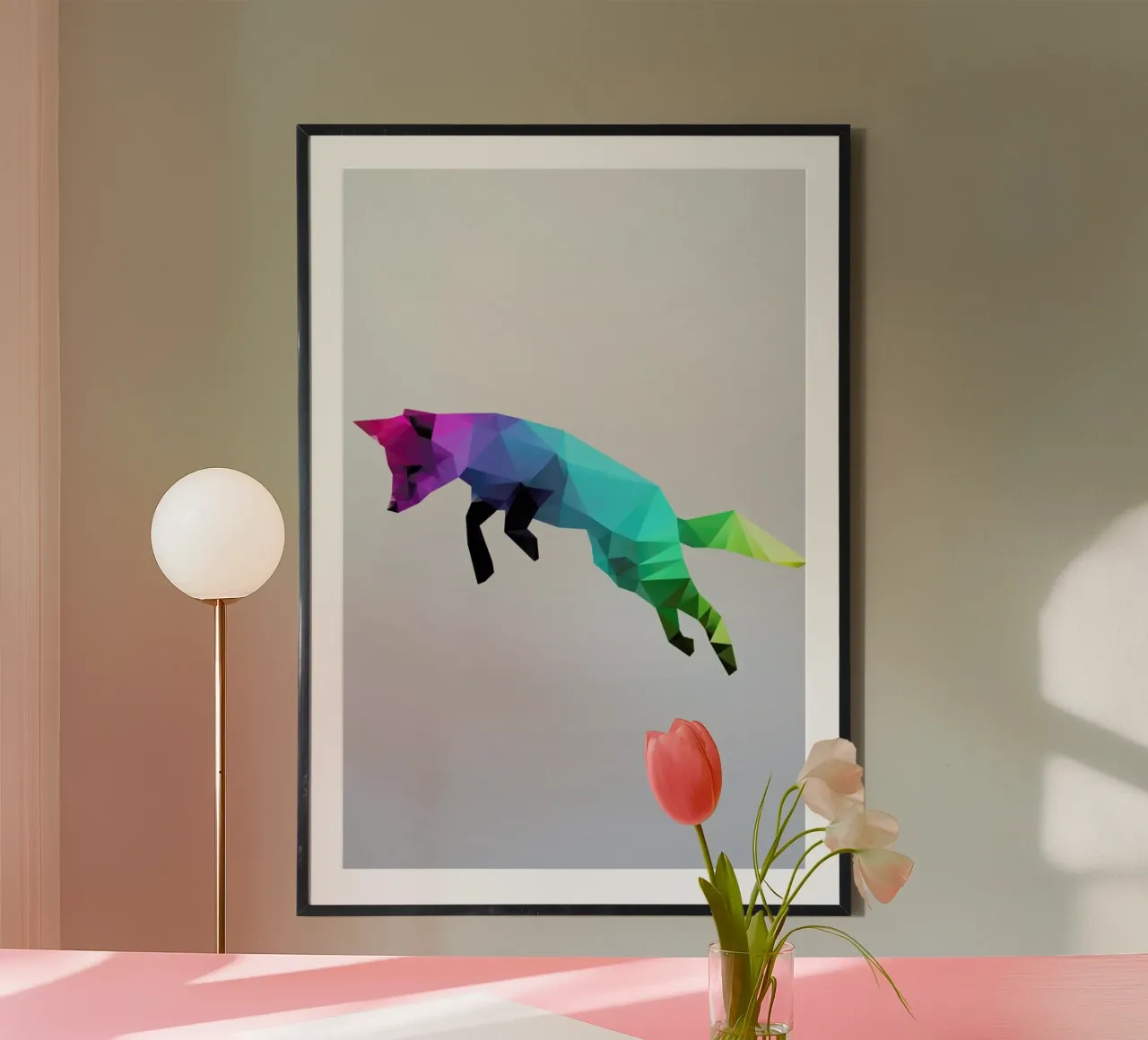 Glass Animals - Flying Fox poster con telaio in plastica da Three Of The Possessed