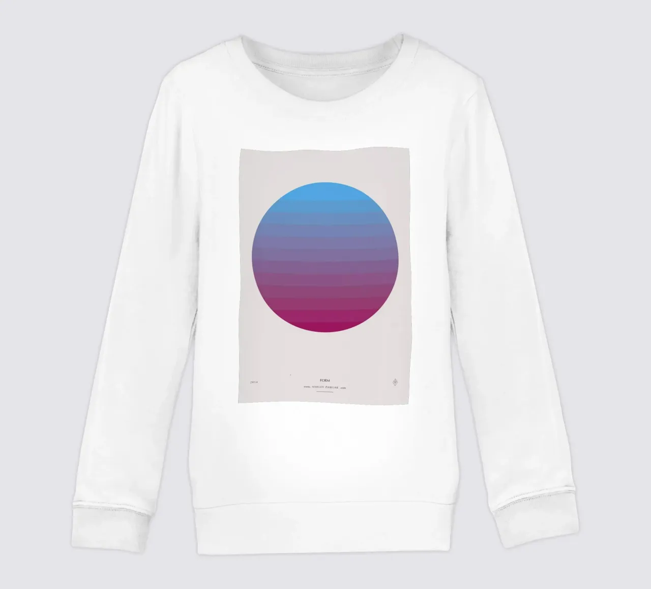 Senses - Form felpa bambino da Ash Nico