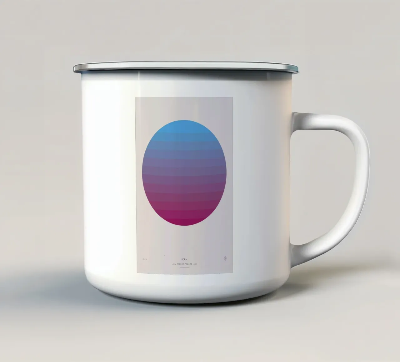 Senses - Form taza de esmalte de Ash Nico