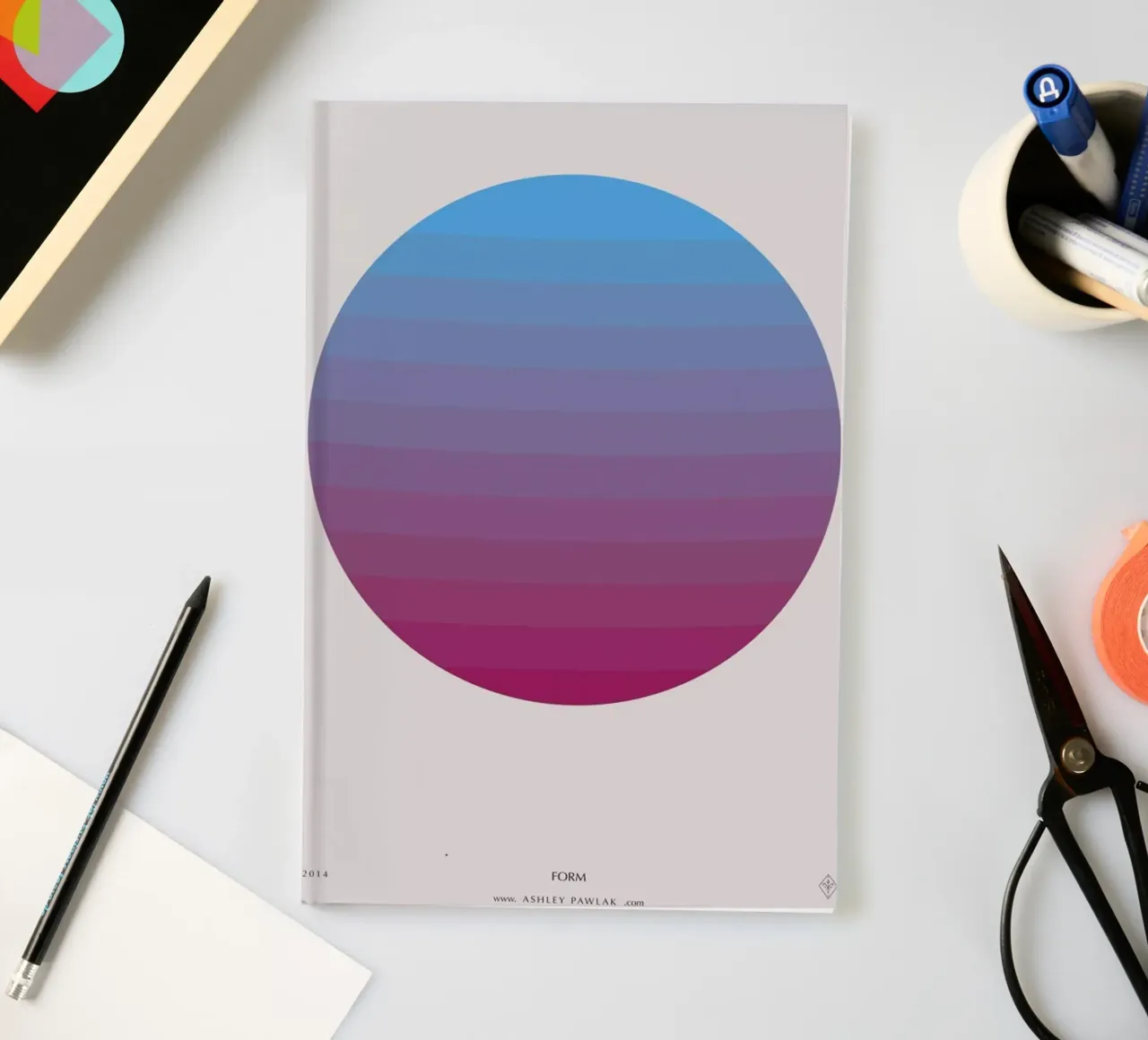 Senses - Form notebook by Ash Nico