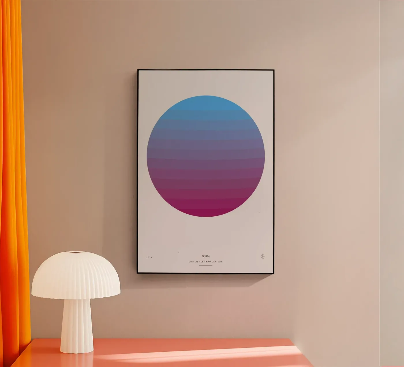 Senses - Form Acryl-Glas von Ash Nico