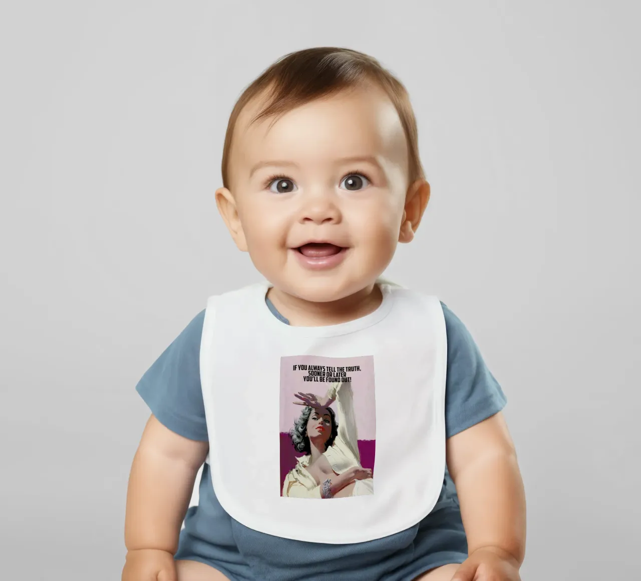 If You Always Tell The Truth bavaglino da Gallery Print and Art Limited