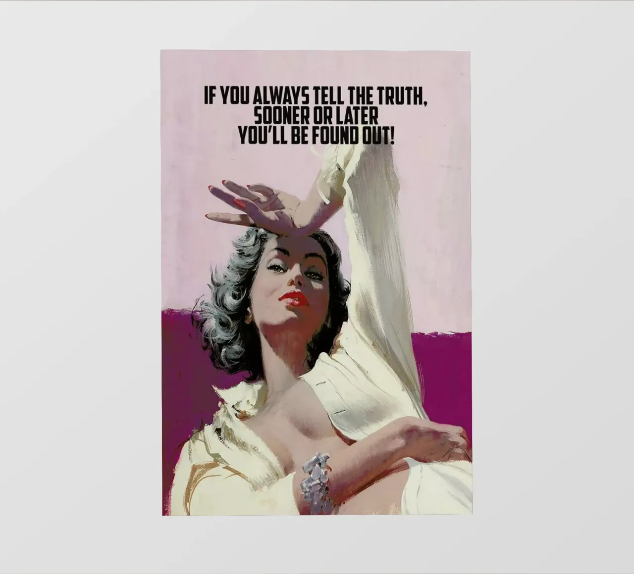 If You Always Tell The Truth pellicola backlit da Gallery Print and Art Limited