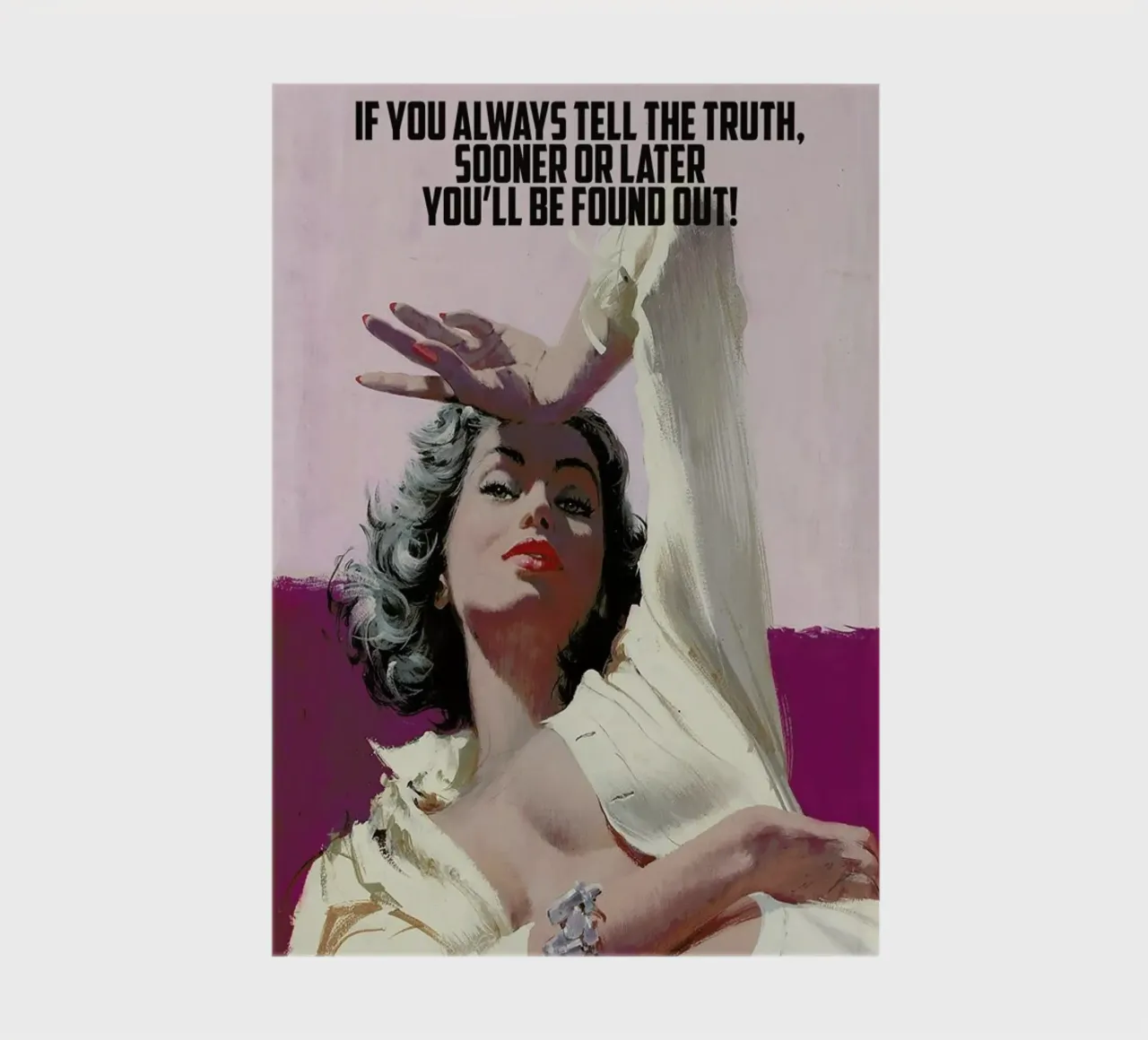 If You Always Tell The Truth notebook by Gallery Print and Art Limited
