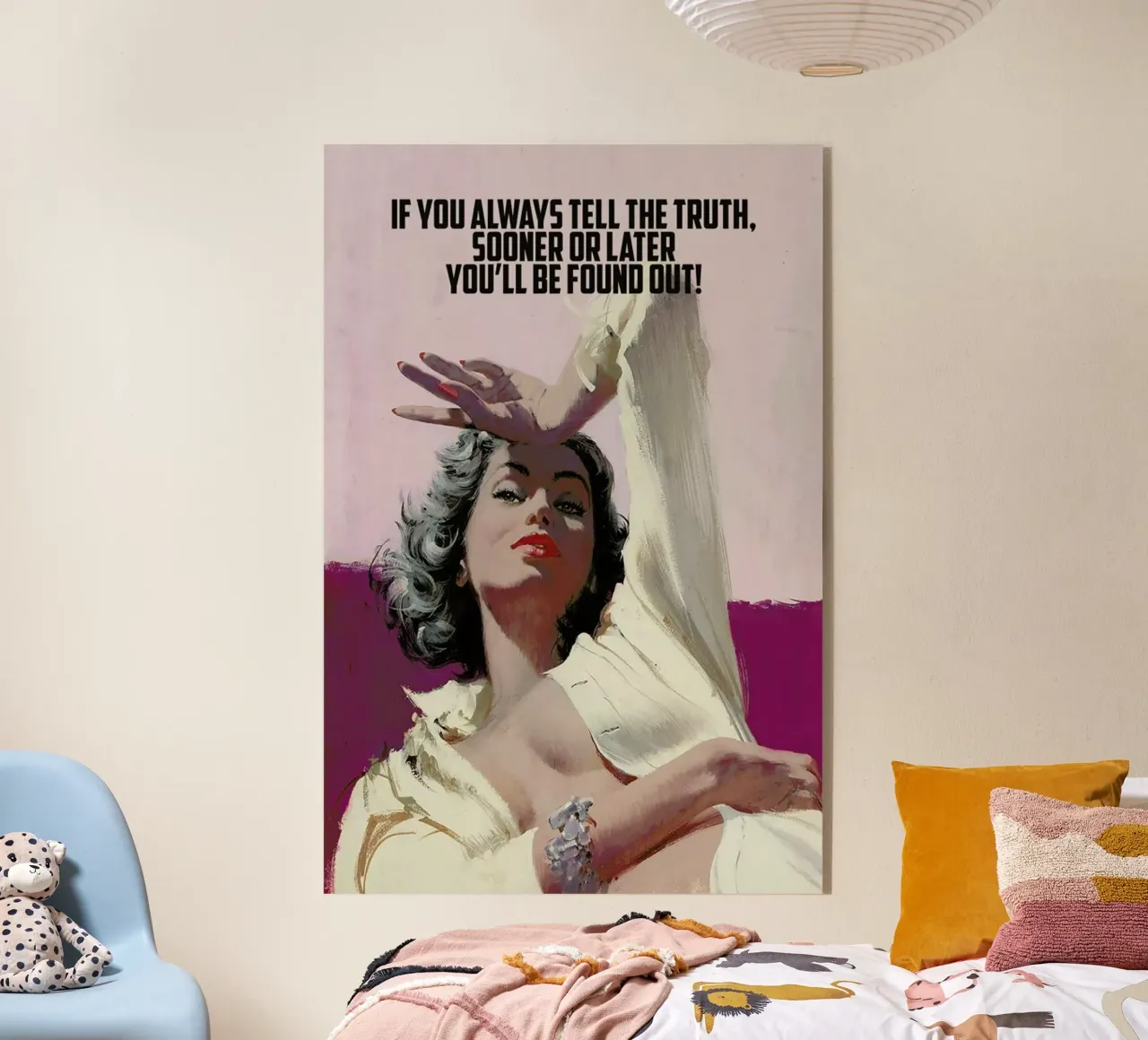 If You Always Tell The Truth plexiglass da Gallery Print and Art Limited
