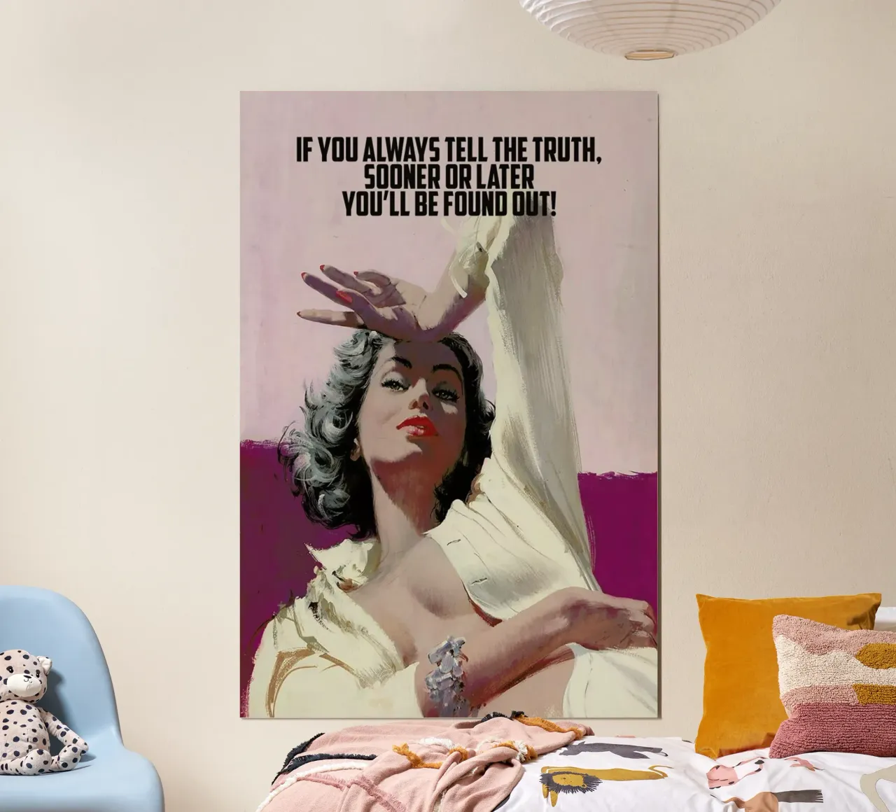 If You Always Tell The Truth carta hahnemühle da Gallery Print and Art Limited