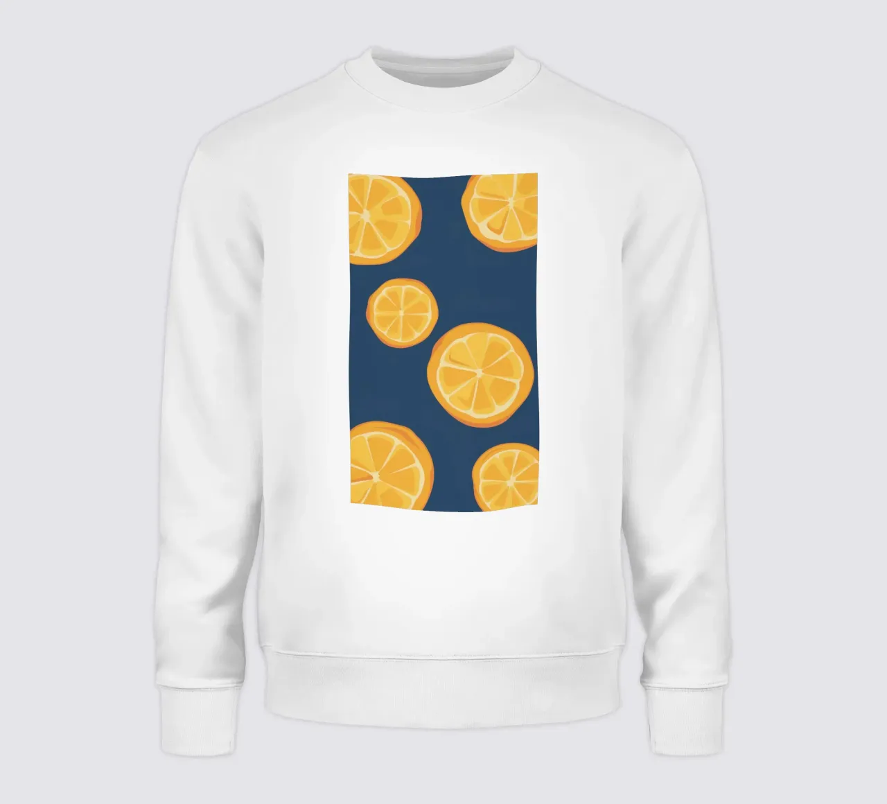Modello a fetta d'arancia felpa da Pale Aura