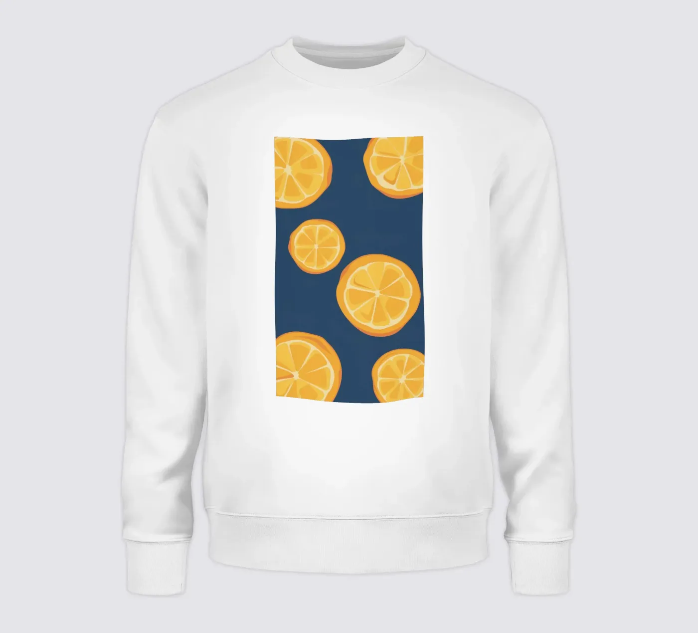 Orange Slice Pattern sweat de Pale Aura