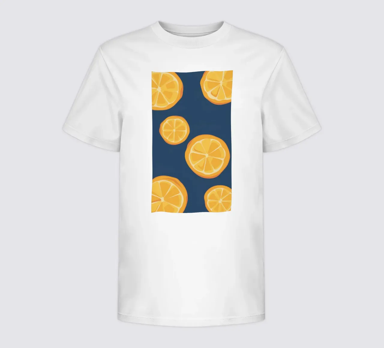 Orange Slice Pattern kinder t-shirt van Pale Aura