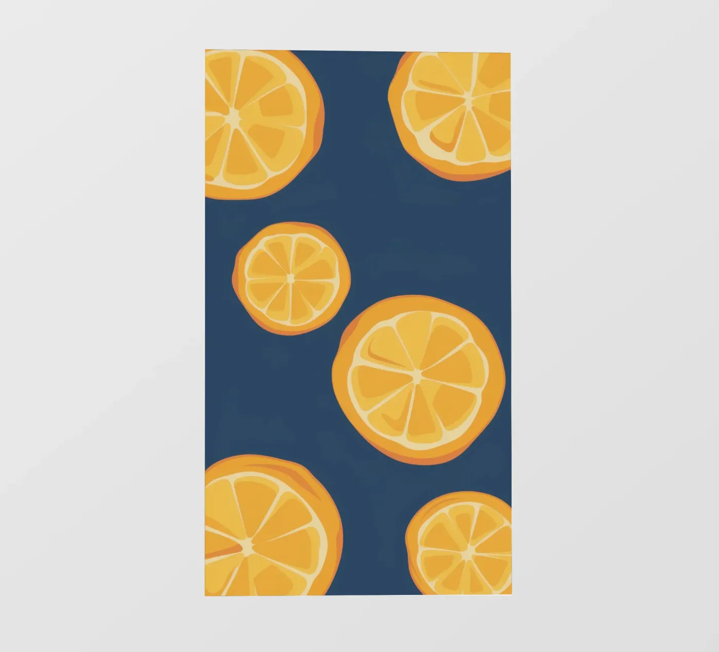 Orange Slice Pattern backlit folie van Pale Aura