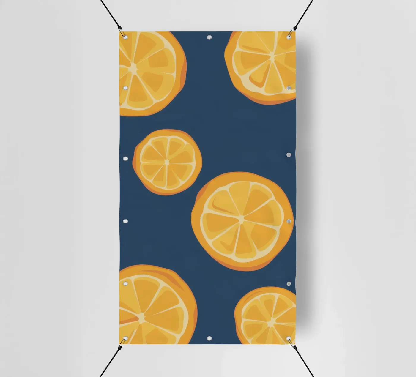 Modello a fetta d'arancia telo in pvc da Pale Aura