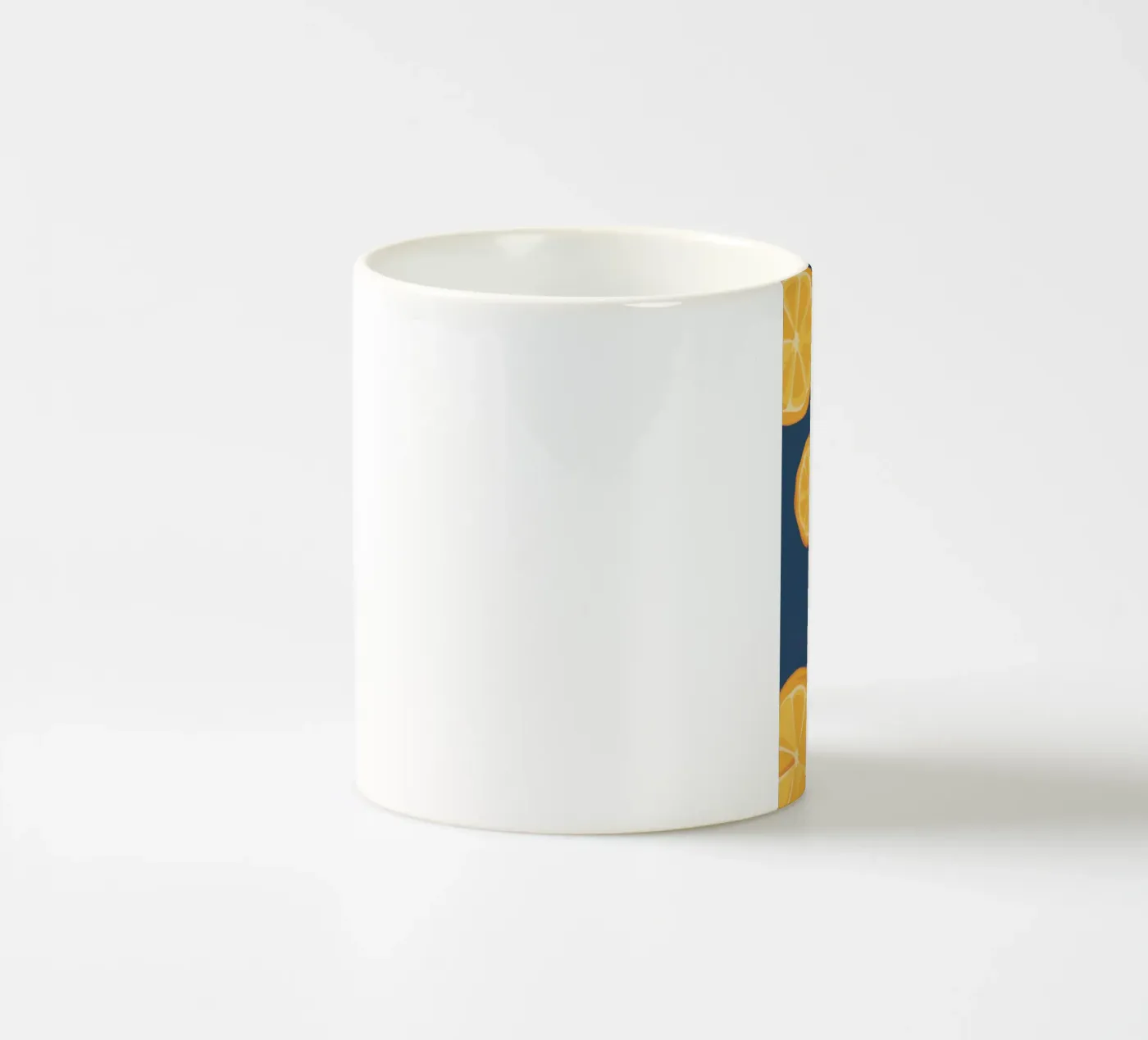 Orange Slice Pattern ceramic mug by Pale Aura