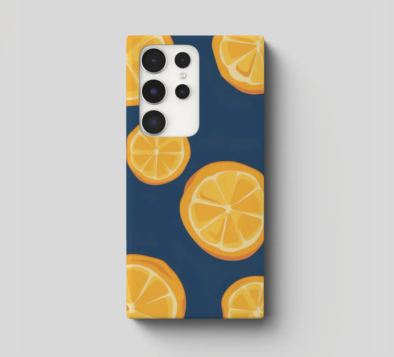 Orange Slice Pattern cover samsung da Pale Aura