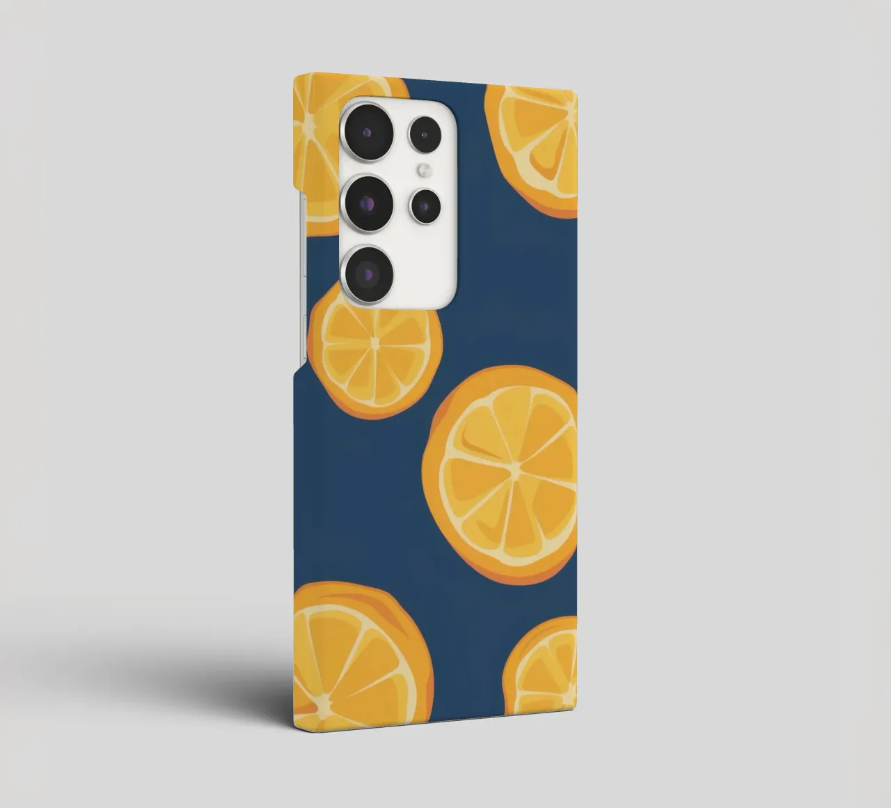 Orange Slice Pattern cover samsung da Pale Aura